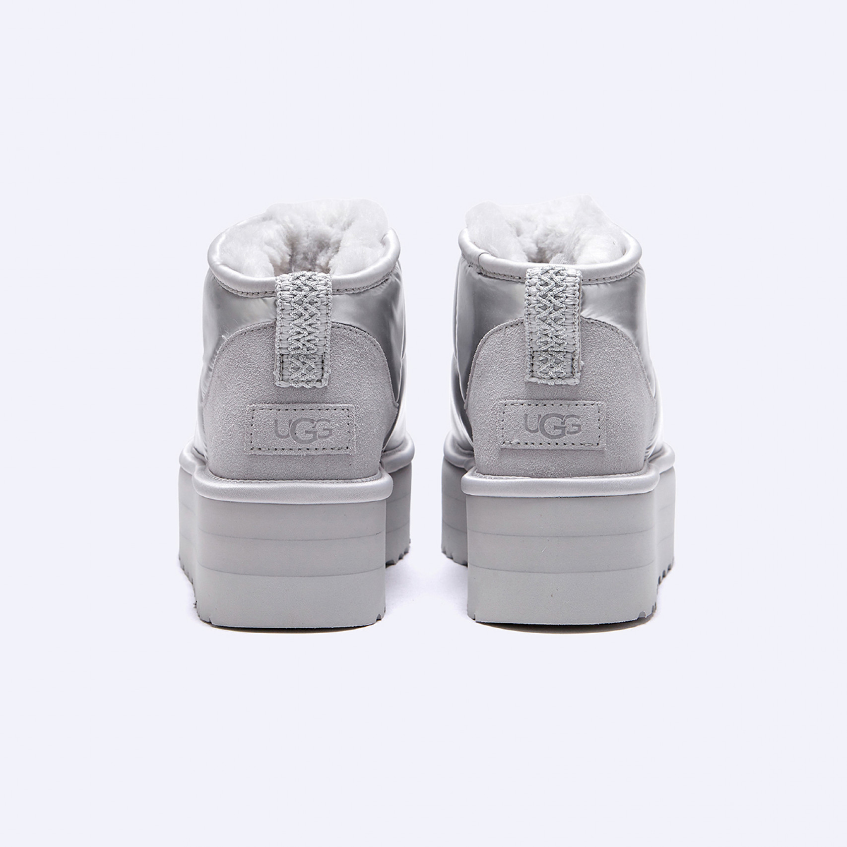 울트라 미니 플랫폼 하이 샤인 W 실버 / 1144048-SLVR