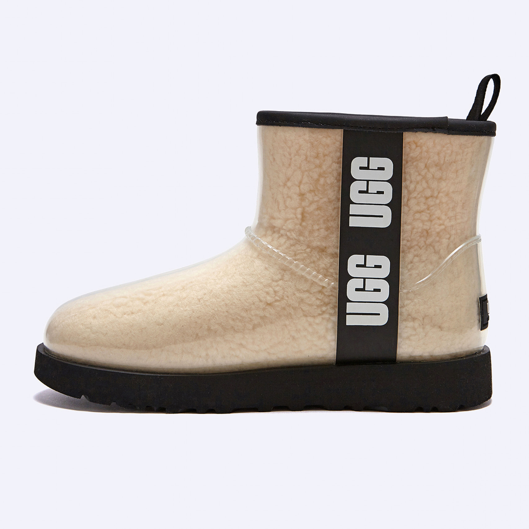 클래식 클리어 미니 부츠 W 내츄럴 블랙 / 1113190-NBLC