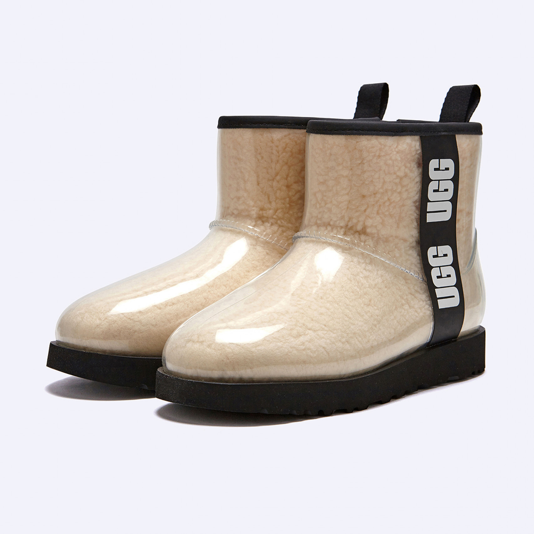 클래식 클리어 미니 부츠 W 내츄럴 블랙 / 1113190-NBLC