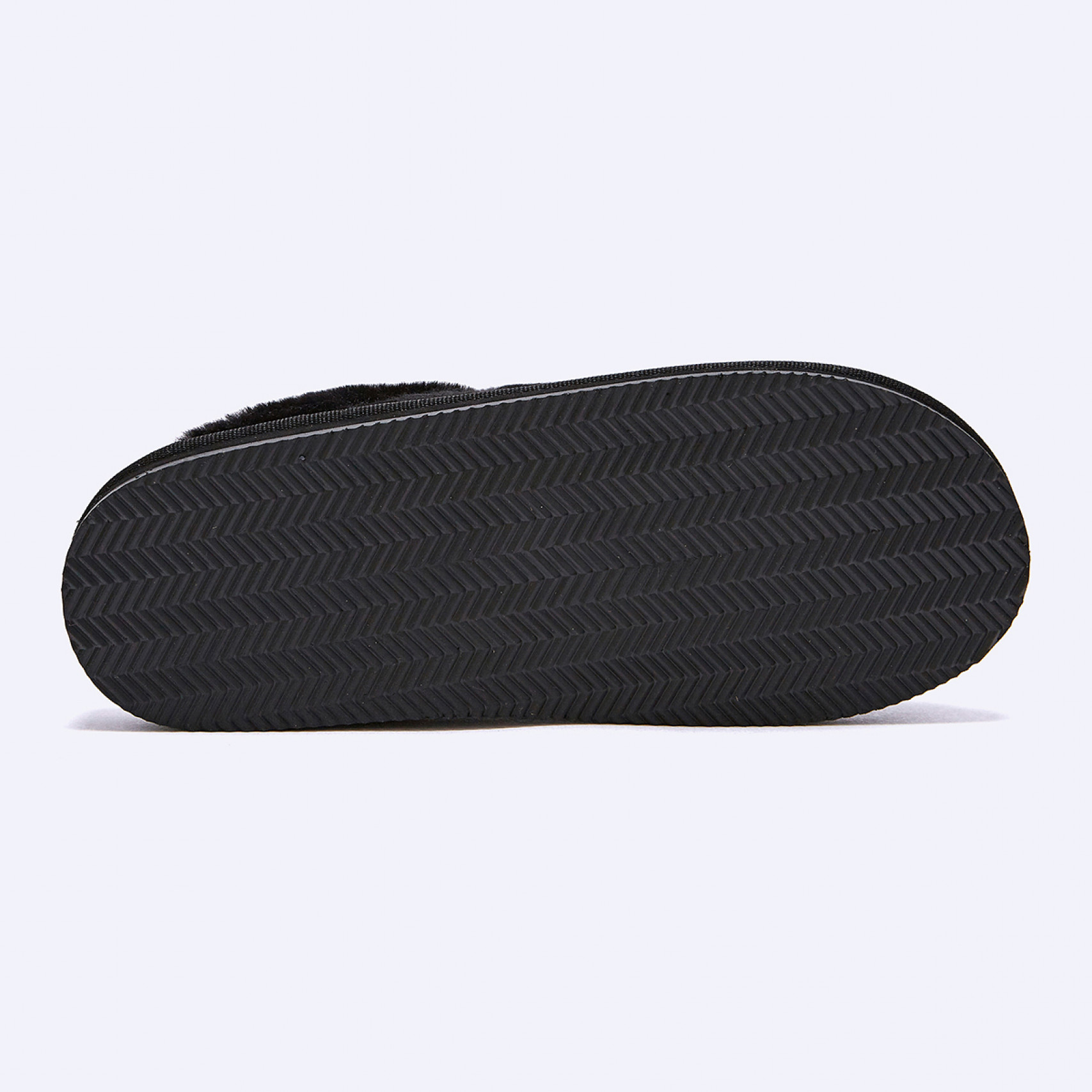 포니자수 케일리 스커프 니트 슬리퍼 블랙 / RF103822W-BLK