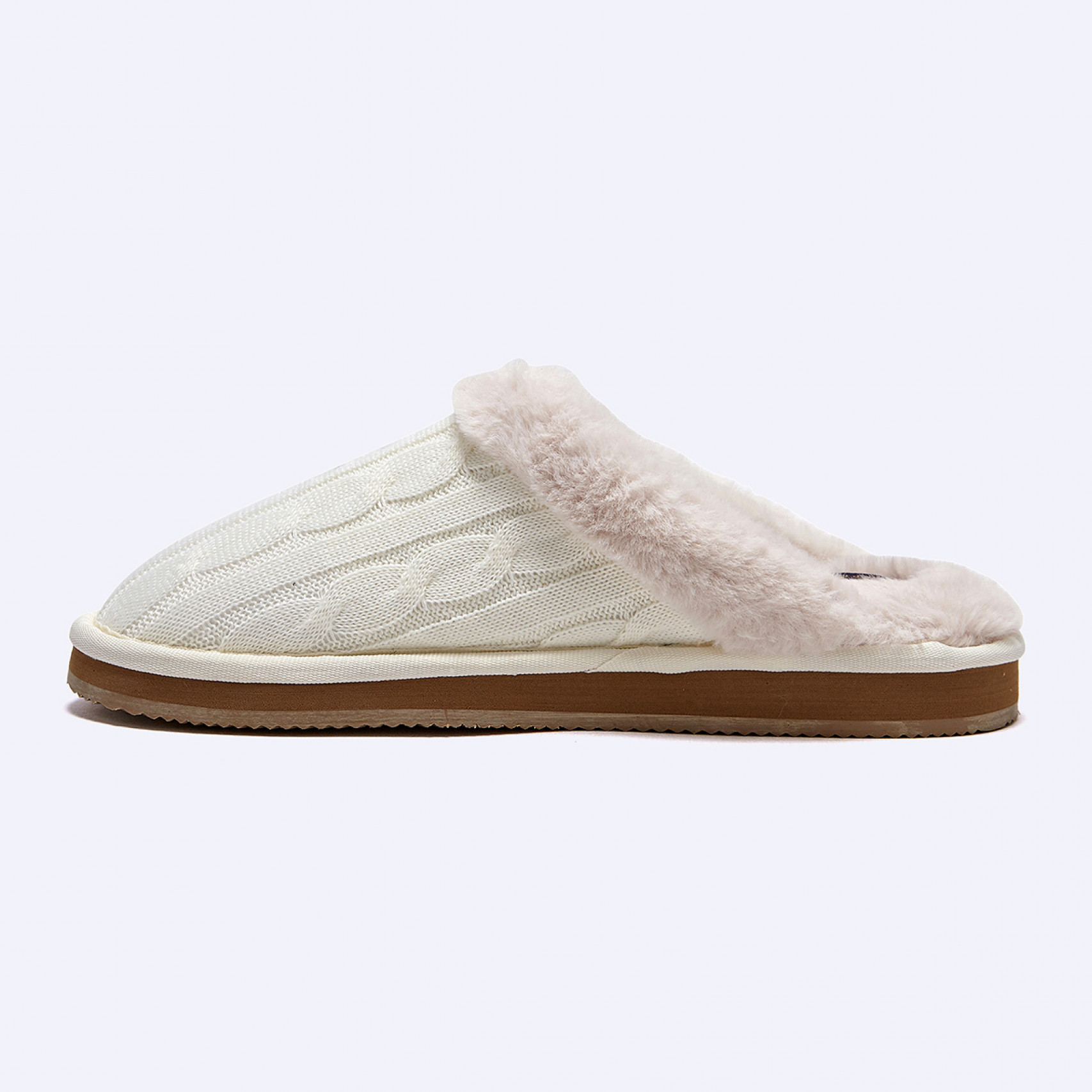 포니자수 케일리 스커프 니트 슬리퍼 크림 / RFS11617W-CRM