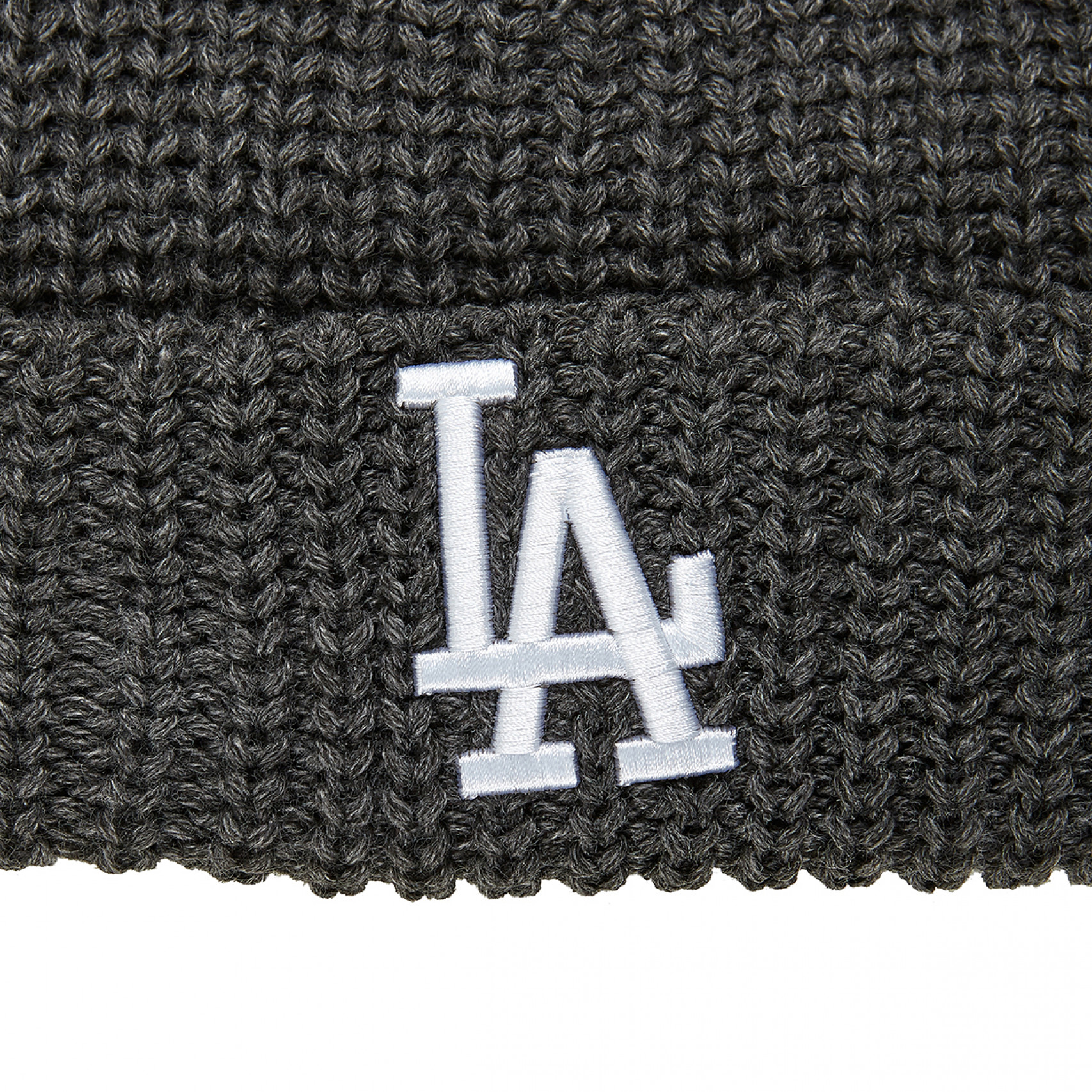 MLB LA 다저스 빅 립 커프 비니 다크 헤더 그레이 / 13946818