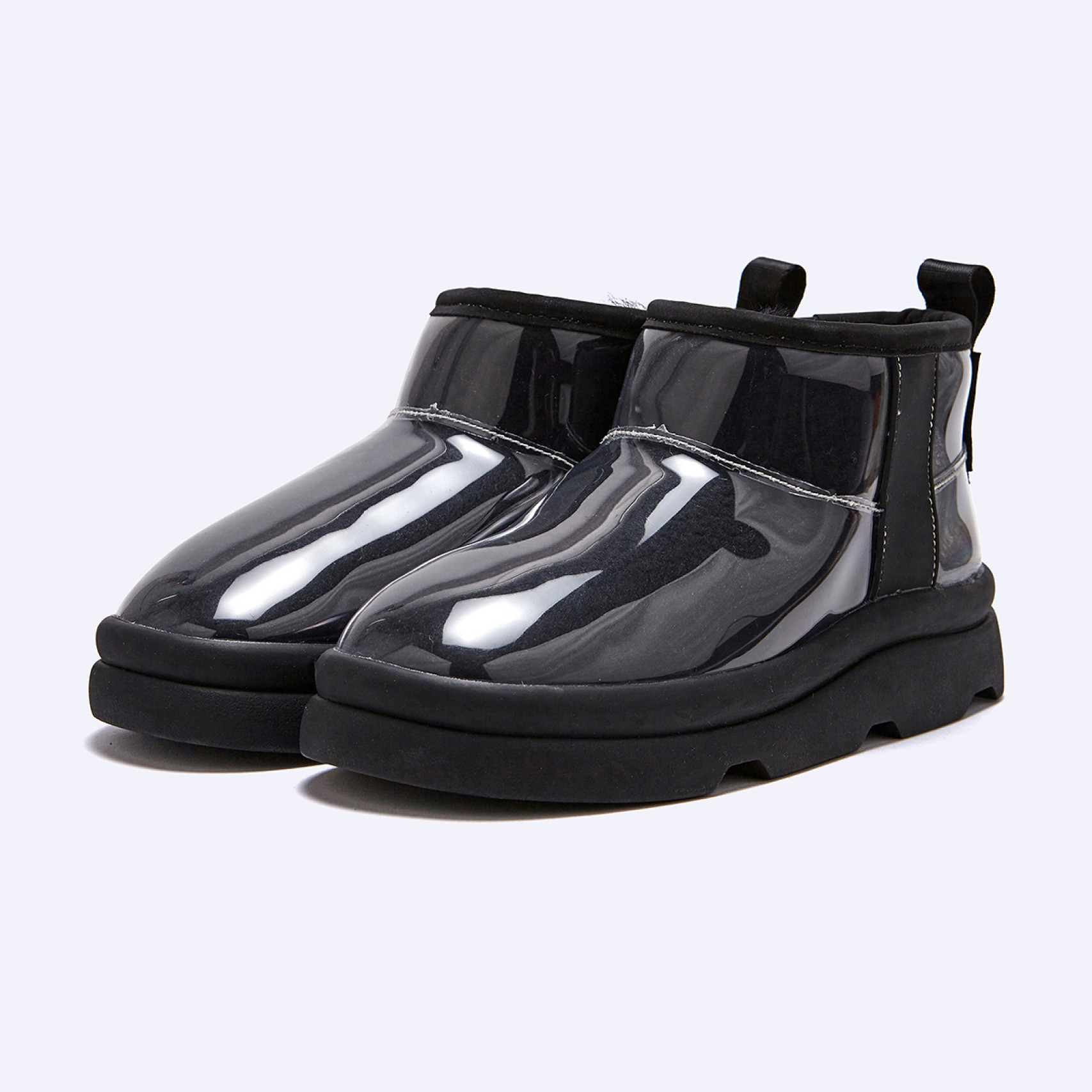 시어링 부츠 클리어 블랙 여성/ FLFDDF4W14