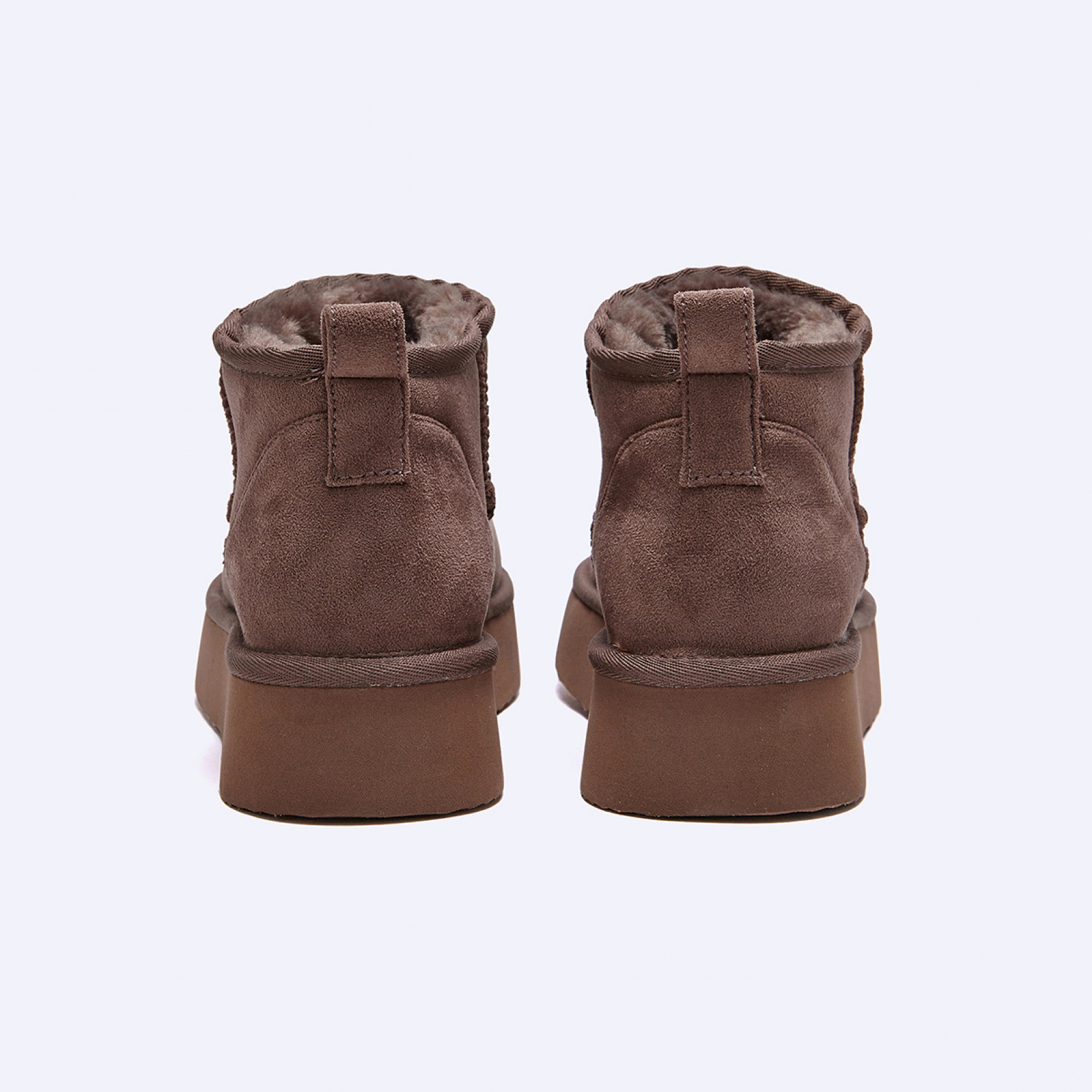 시어링 부츠 울트라 미니 플랫폼 그레이 여성 / FLFDDF4W09