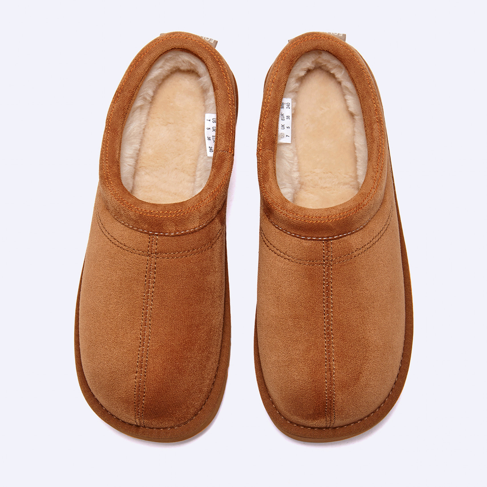 시어링 클로그 브라운 여성 / FLFDDF4W03