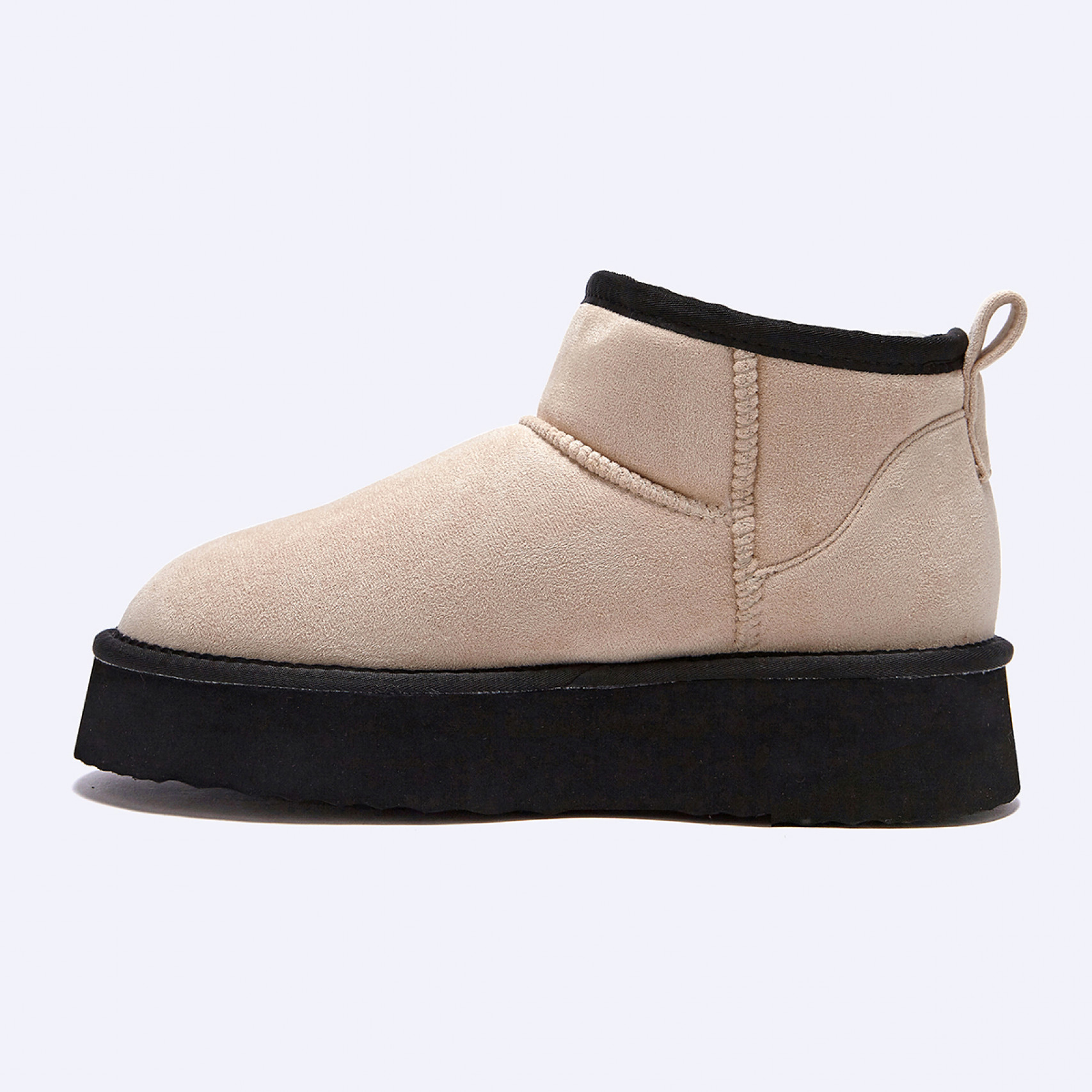 시어링 부츠 울트라 미니 플랫폼 아이보리 여성 / FLFDDF4W10