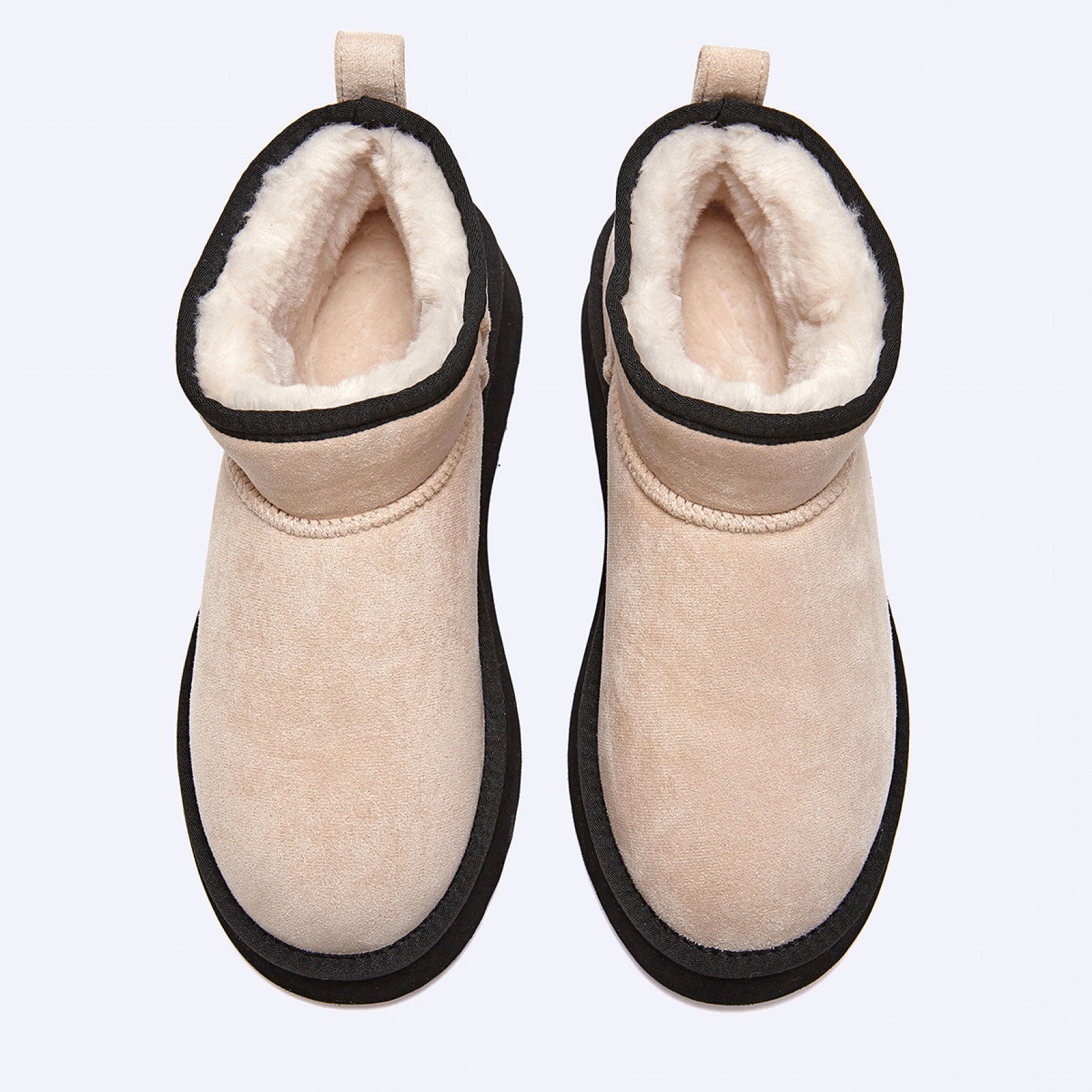 시어링 부츠 울트라 미니 플랫폼 아이보리 여성 / FLFDDF4W10