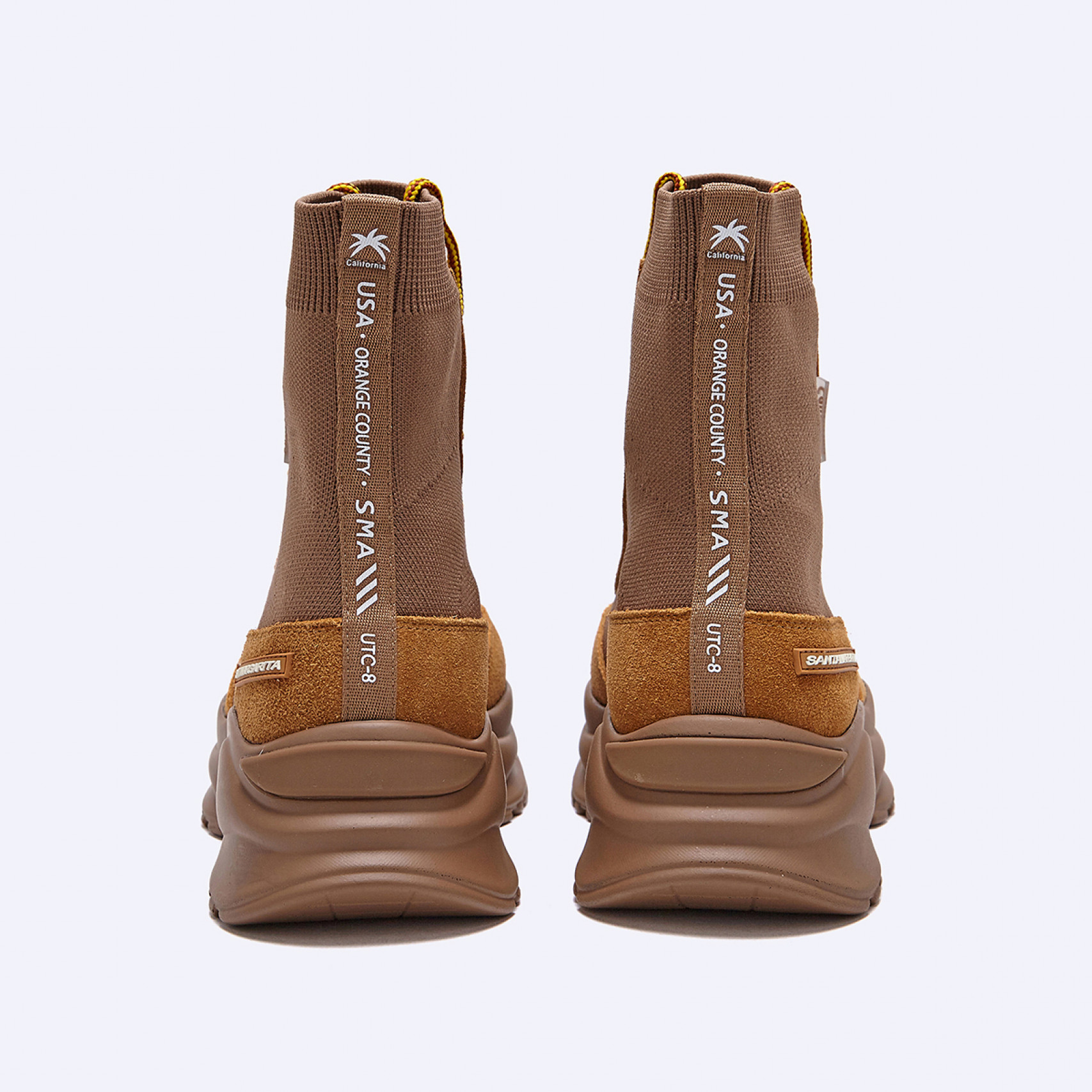 여성 진 워커 부츠 블랙 카멜 / WR154