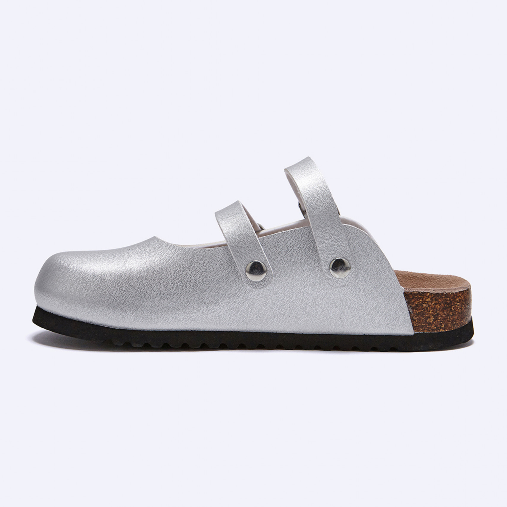 D STRAP 클로그 실버 여성/ FLFDDF3W14