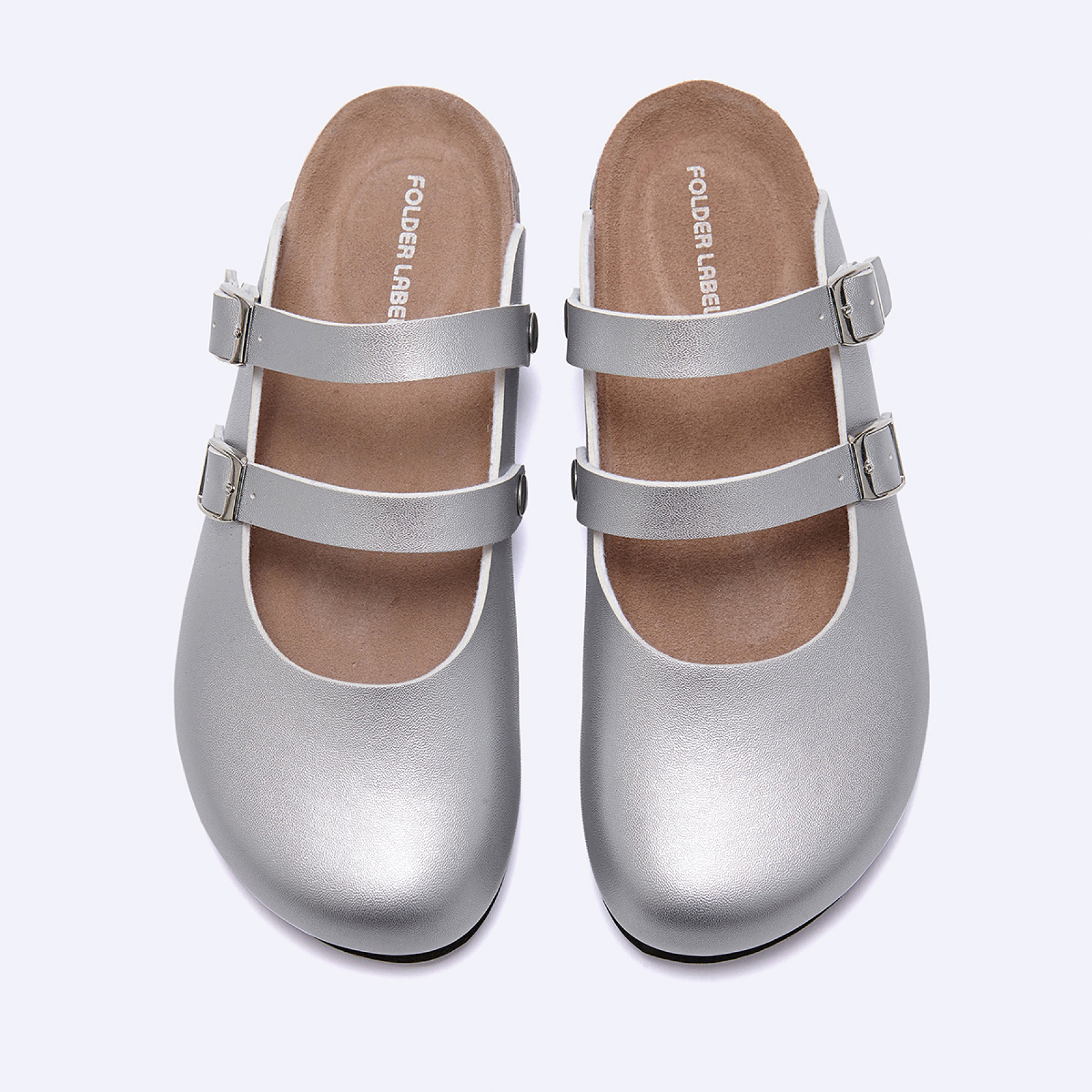 D STRAP 클로그 실버 여성/ FLFDDF3W14