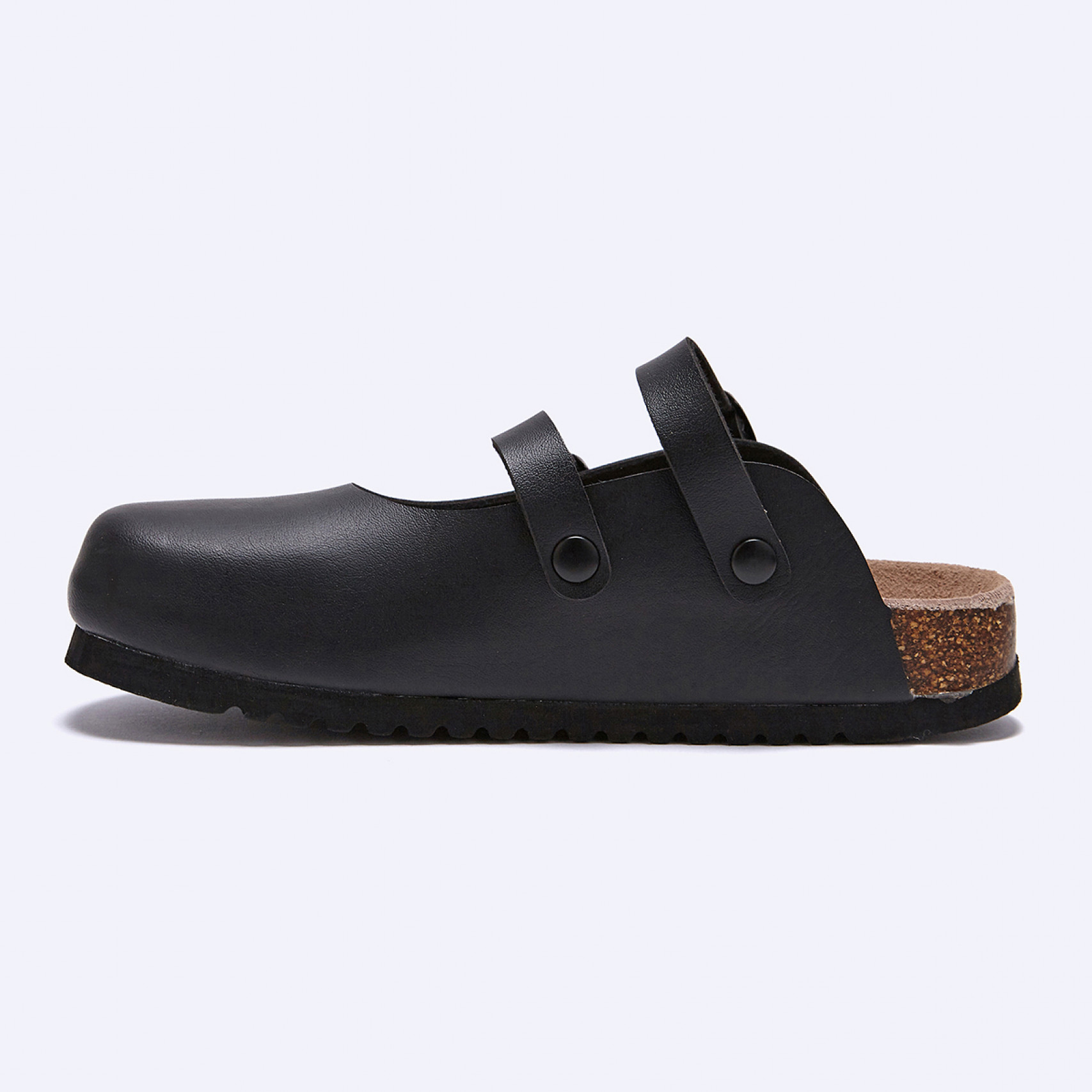 D STRAP 클로그 블랙 여성 / FLFDDF3W13