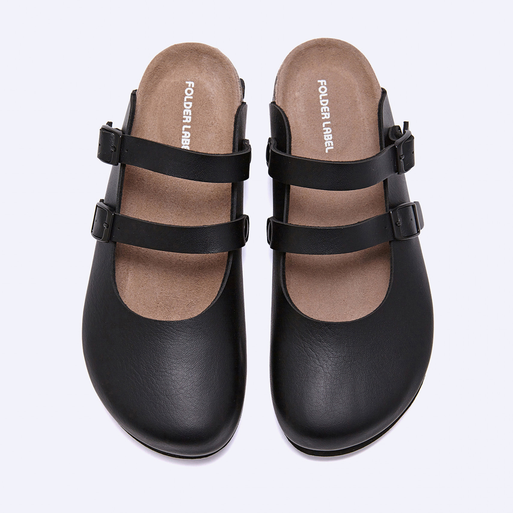 D STRAP 클로그 블랙 여성 / FLFDDF3W13