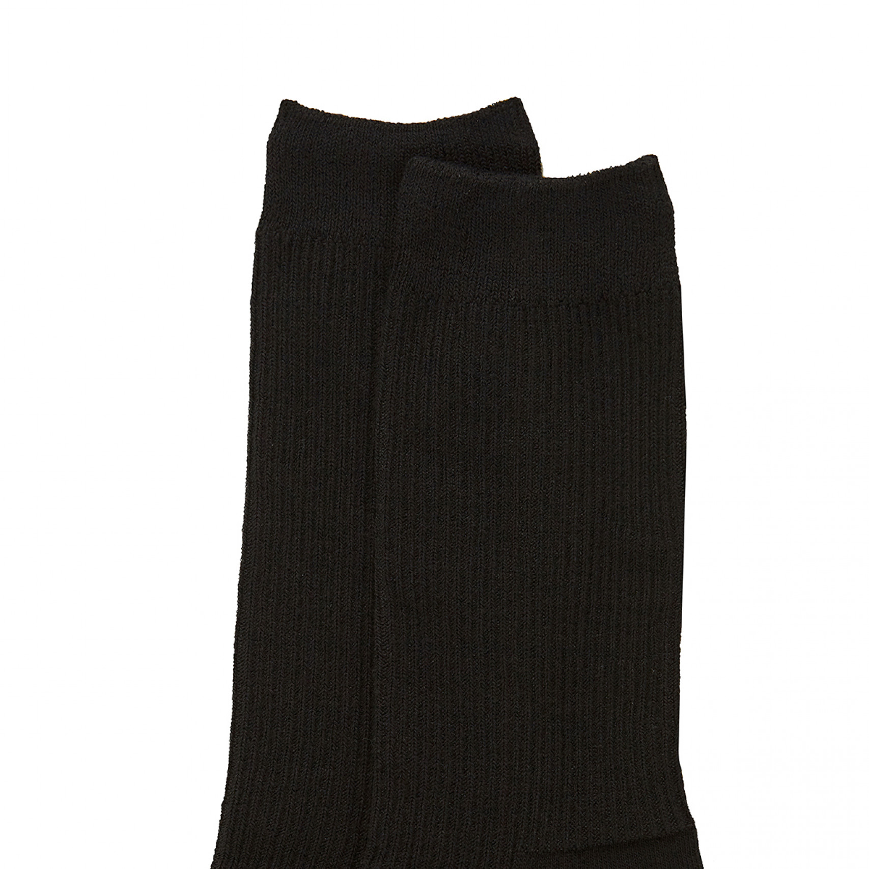 폴더라벨 베이직 코튼 삭스 블랙 남성 / FLFADA4L02