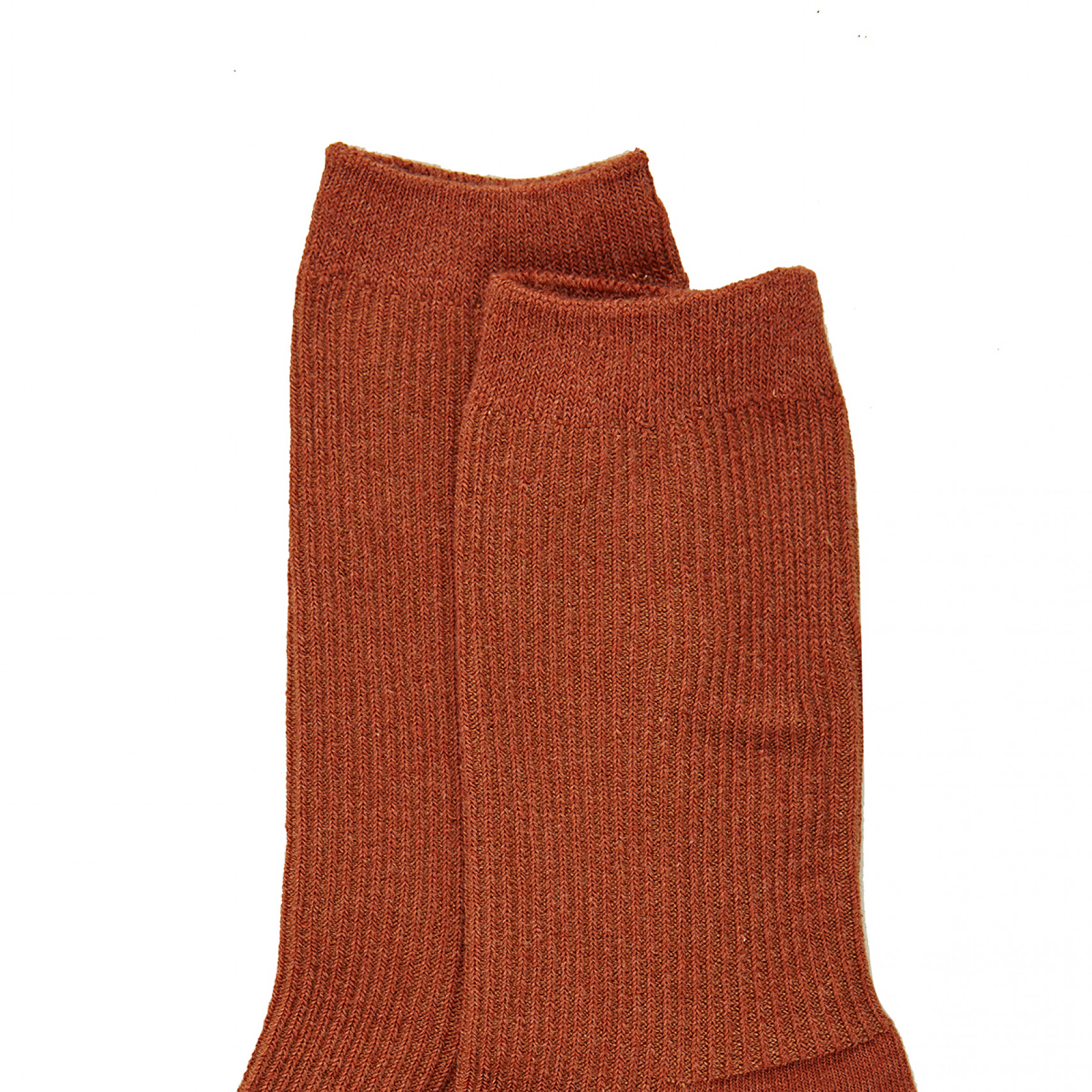 베이직 코튼 삭스 브라운 여성 / FLFADA4L08