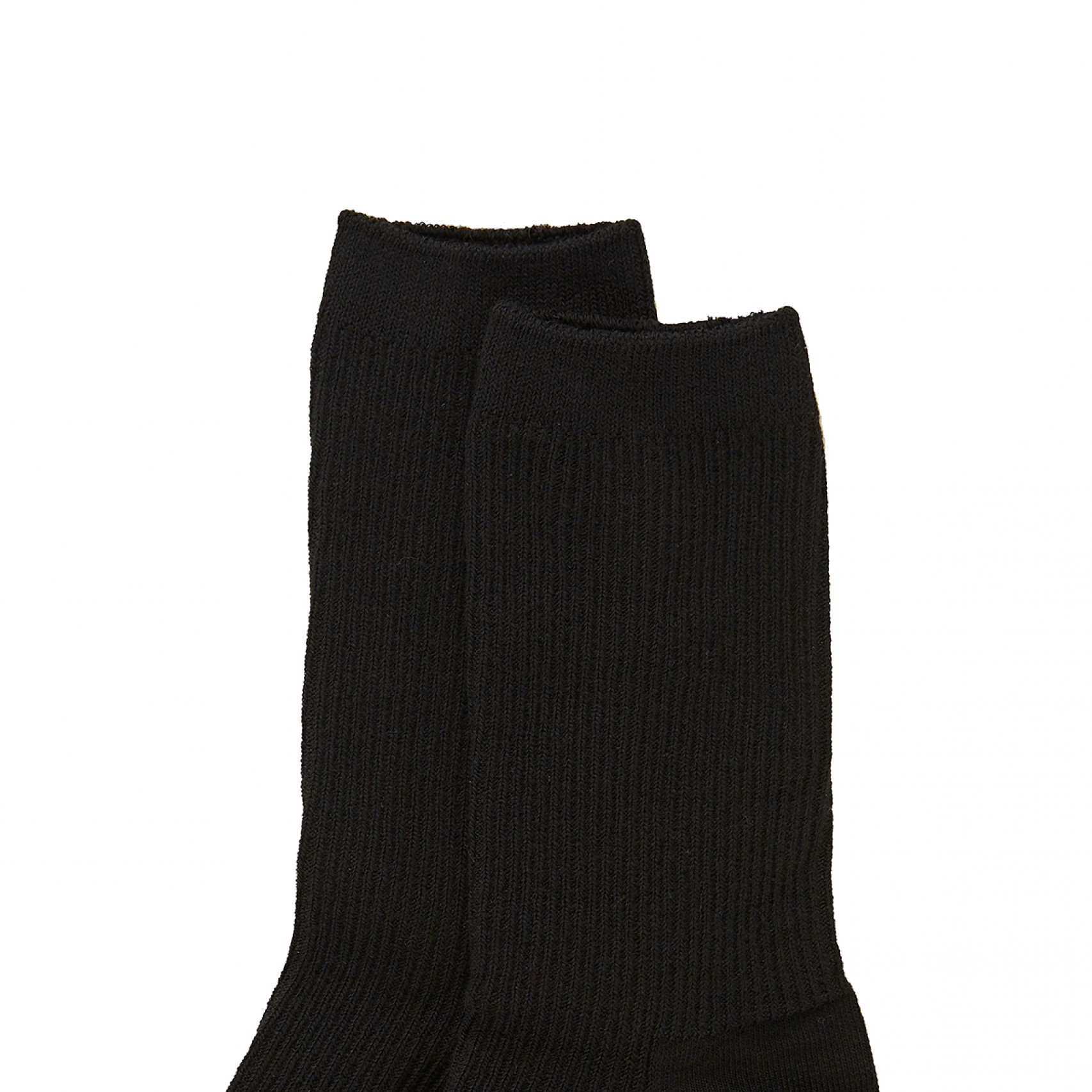 폴더라벨 베이직 코튼 삭스 블랙 여성 / FLFADA4L06