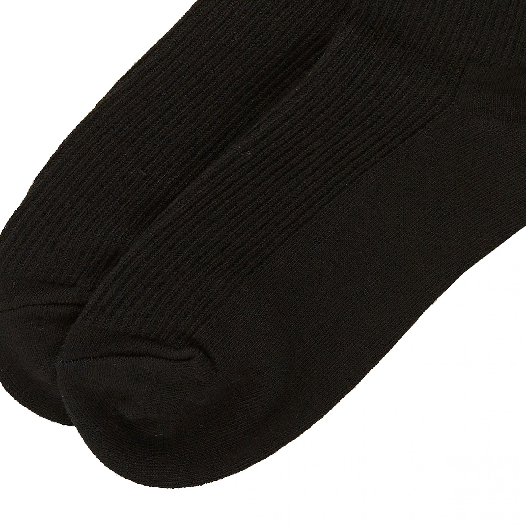 폴더라벨 베이직 코튼 삭스 블랙 여성 / FLFADA4L06