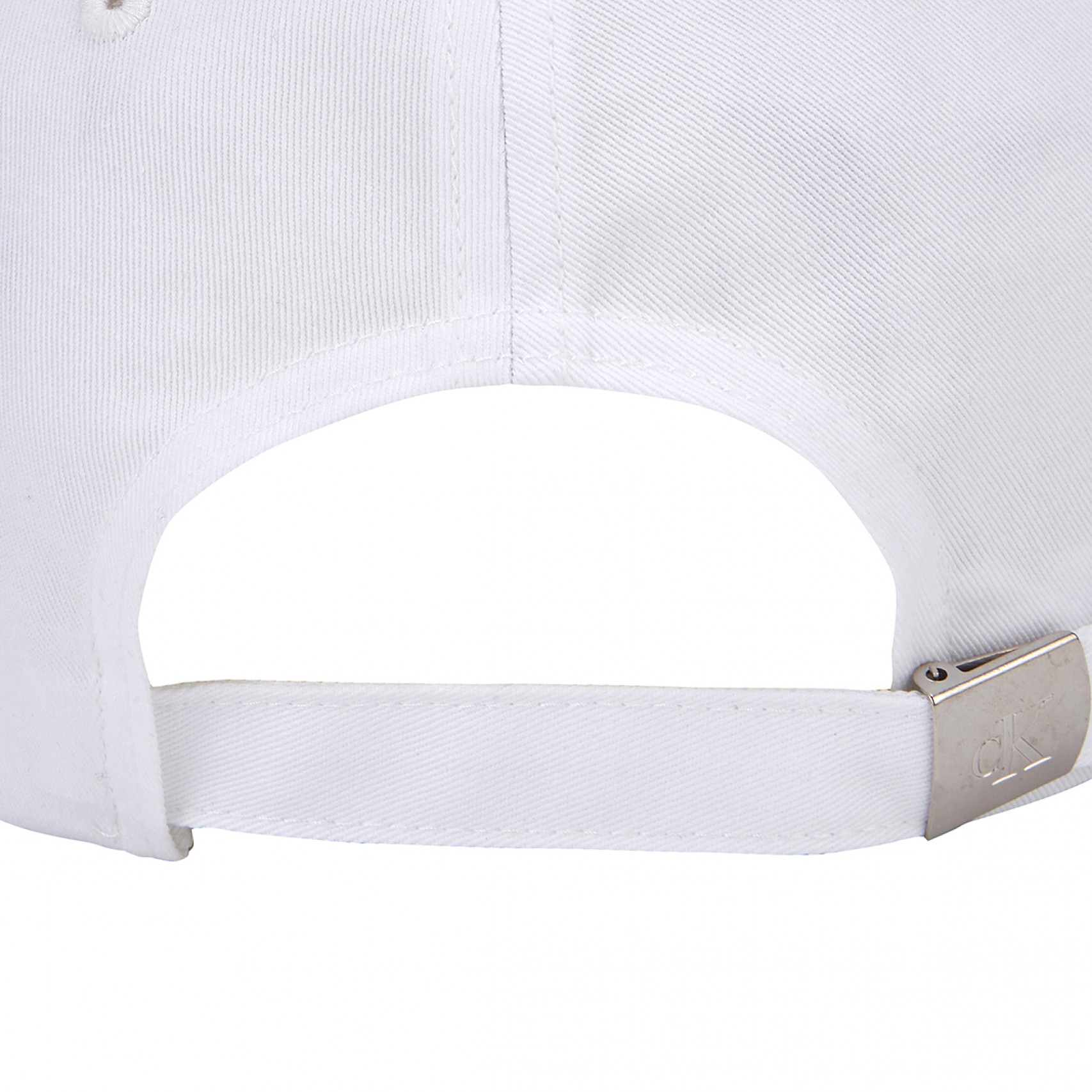 CKJ 모노그램 엠브로이더리 볼캡 화이트 / HX0263391