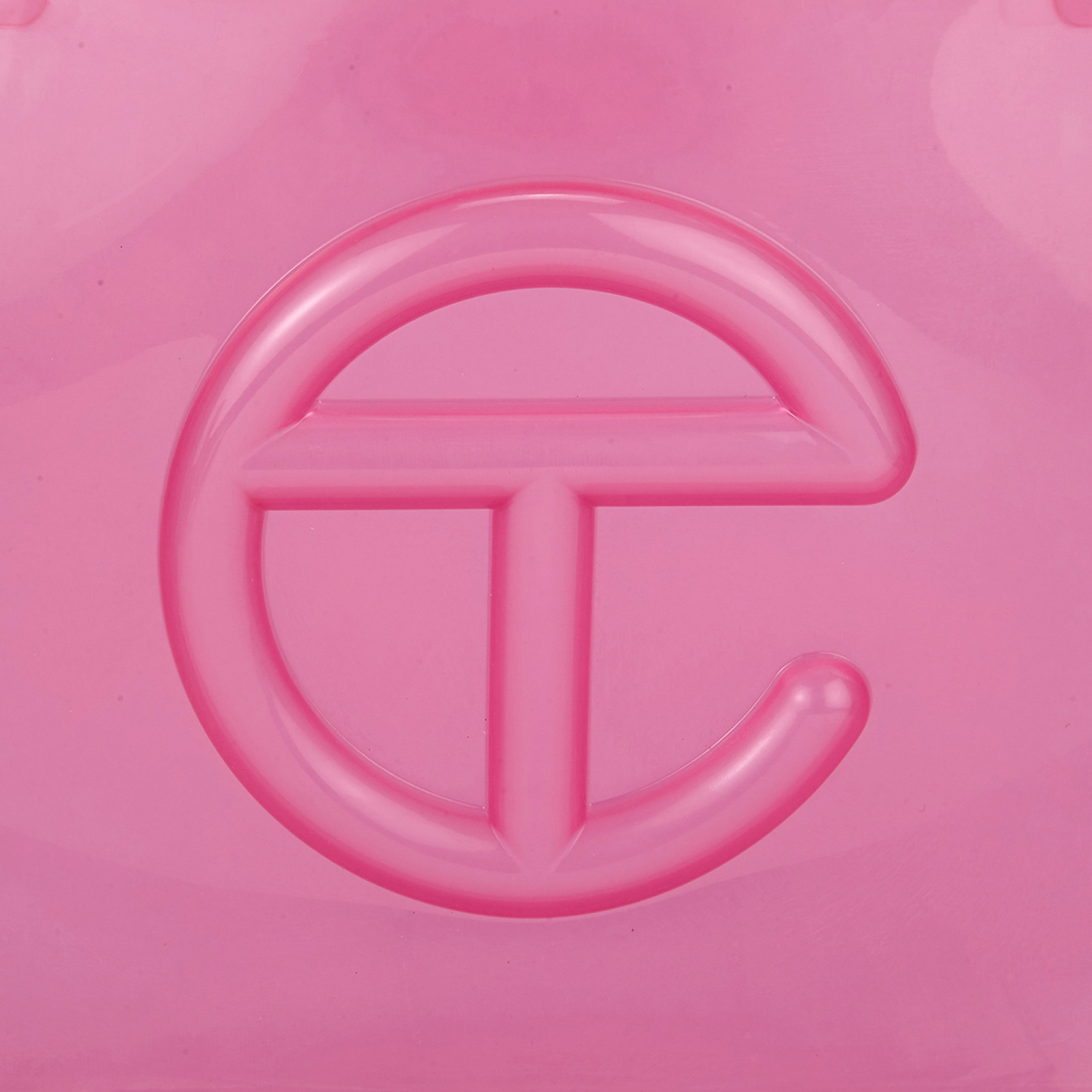 멜리사 X 텔파 젤리 쇼퍼백 L 핑크/34405-AT542