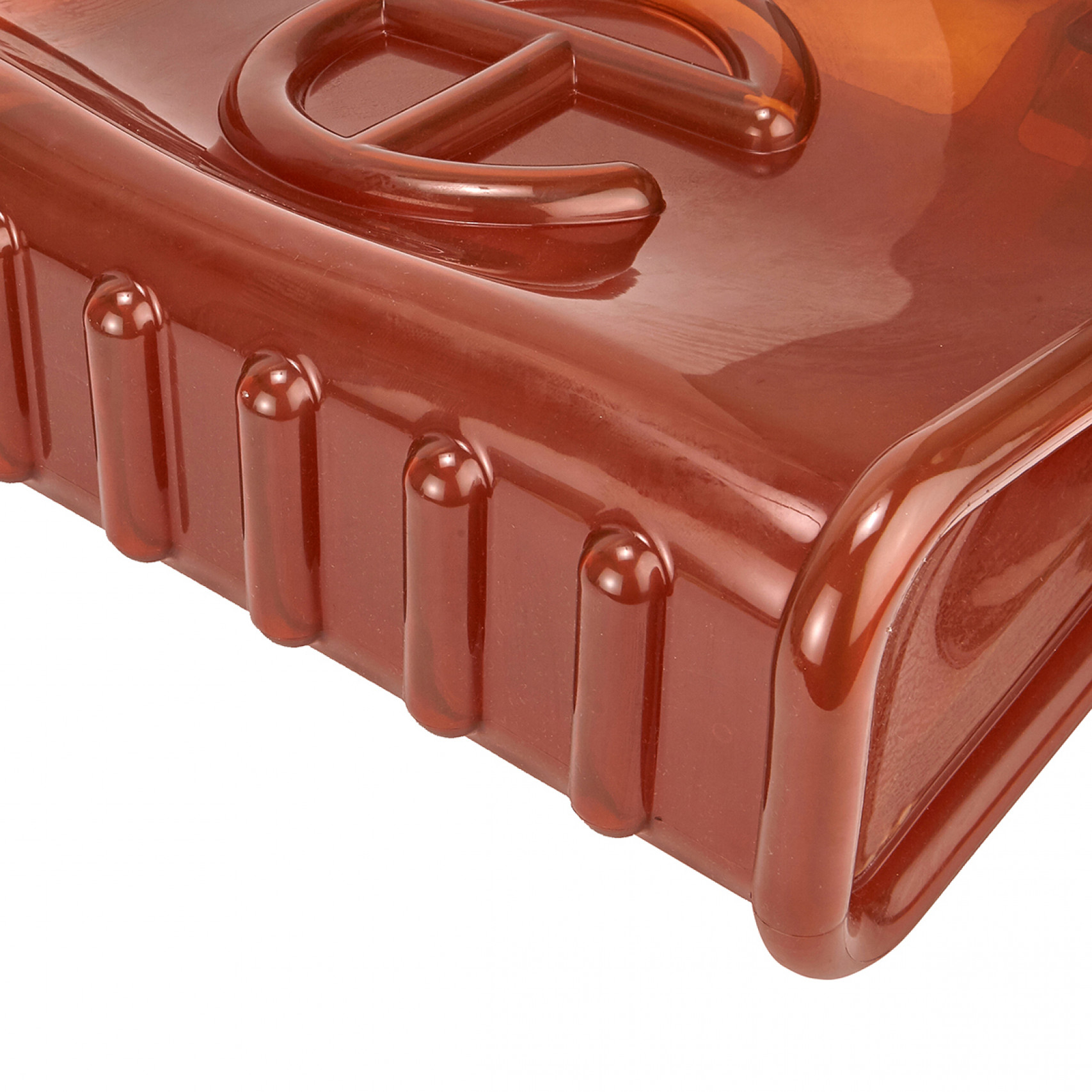 멜리사 X 텔파 젤리 쇼퍼백 L 브라운/34405-AT543