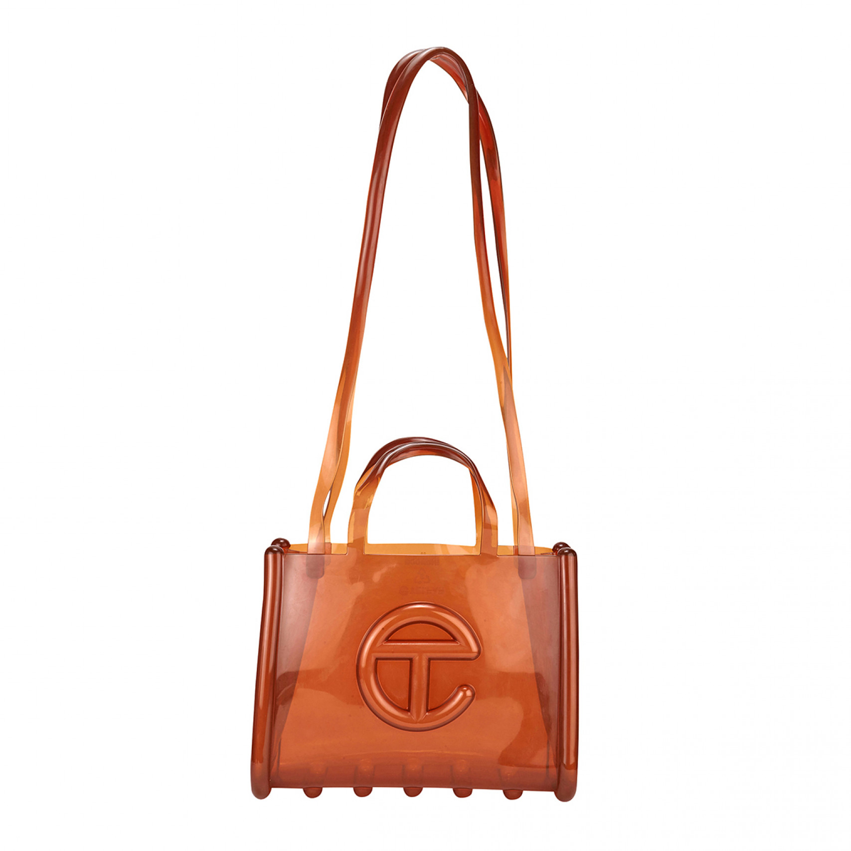 멜리사 X 텔파 젤리 쇼퍼백 M 브라운/34419-AT552