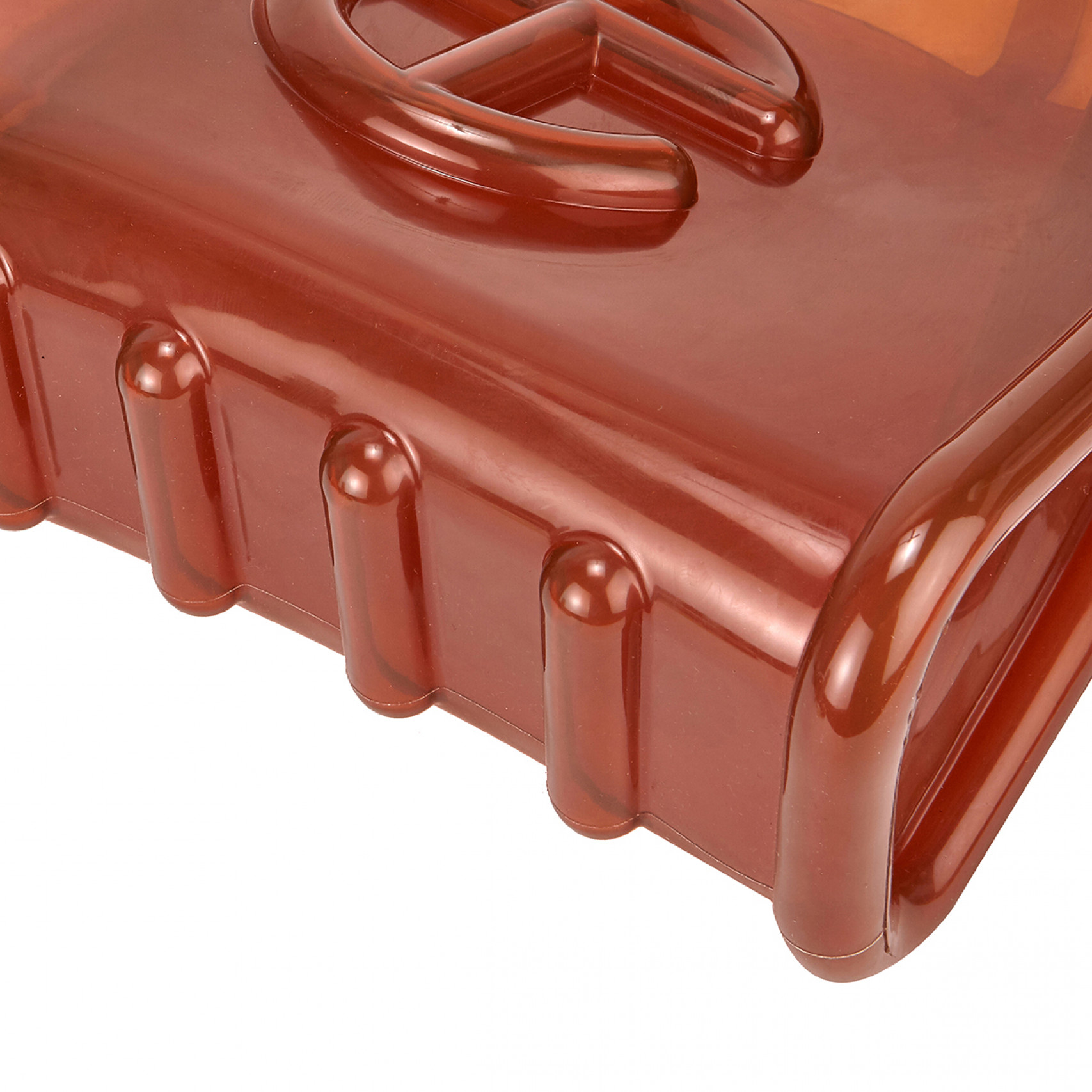 멜리사 X 텔파 젤리 쇼퍼백 M 브라운/34419-AT552