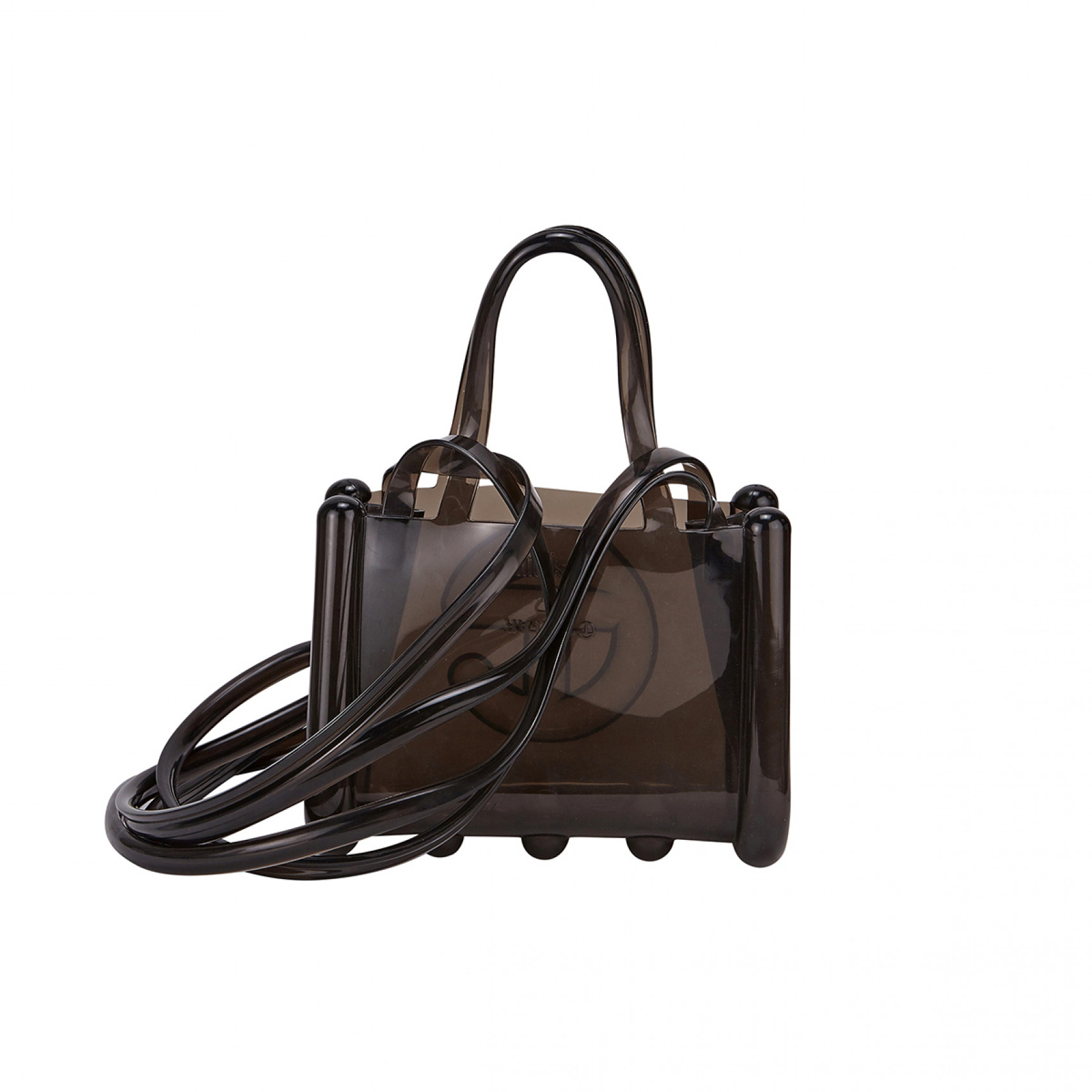 멜리사 X 텔파 젤리 쇼퍼백 S 블랙/34404-AR493