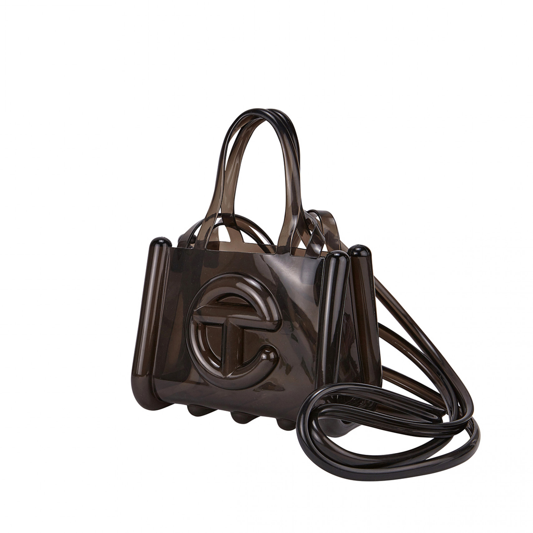 멜리사 X 텔파 젤리 쇼퍼백 S 블랙/34404-AR493