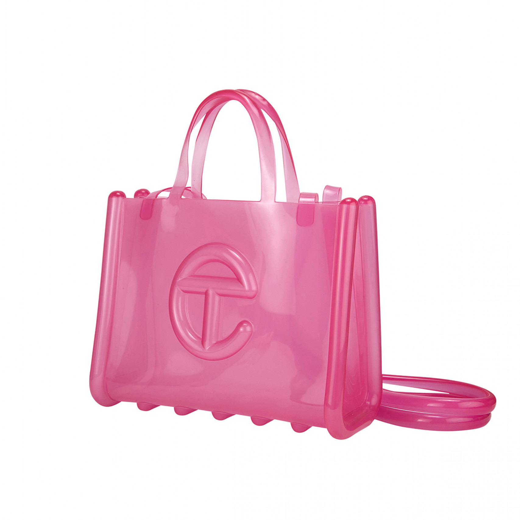 멜리사 X 텔파 젤리 쇼퍼백 M 핑크/34419-AT551