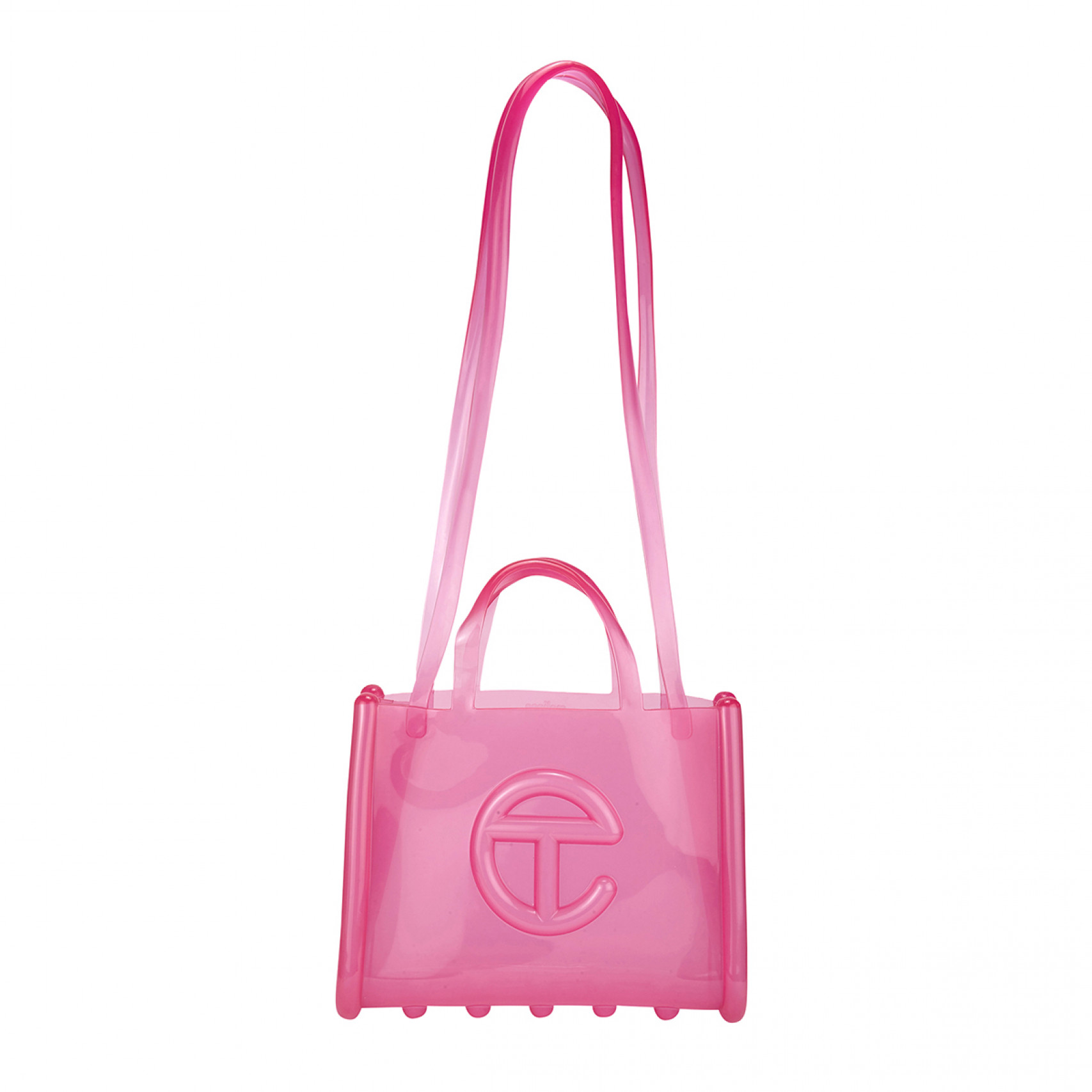 멜리사 X 텔파 젤리 쇼퍼백 M 핑크/34419-AT551