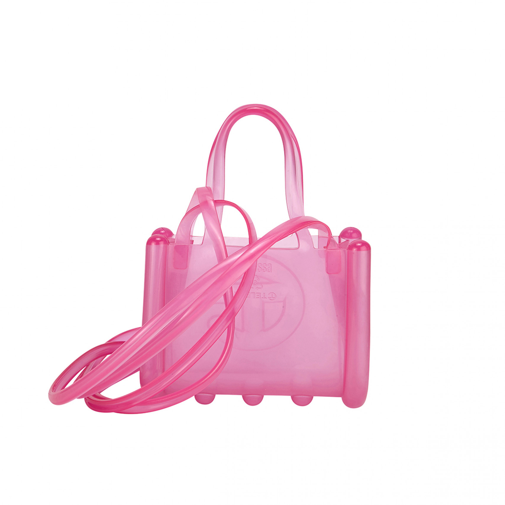 멜리사 X 텔파 젤리 쇼퍼백 S 핑크/34404-AR500
