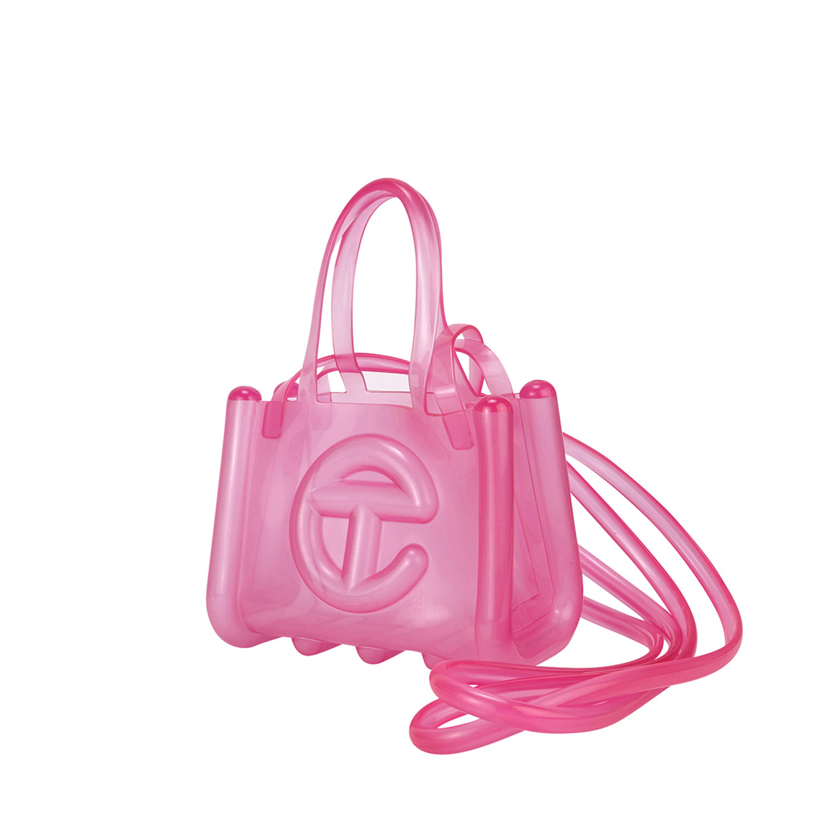 멜리사 X 텔파 젤리 쇼퍼백 S 핑크/34404-AR500