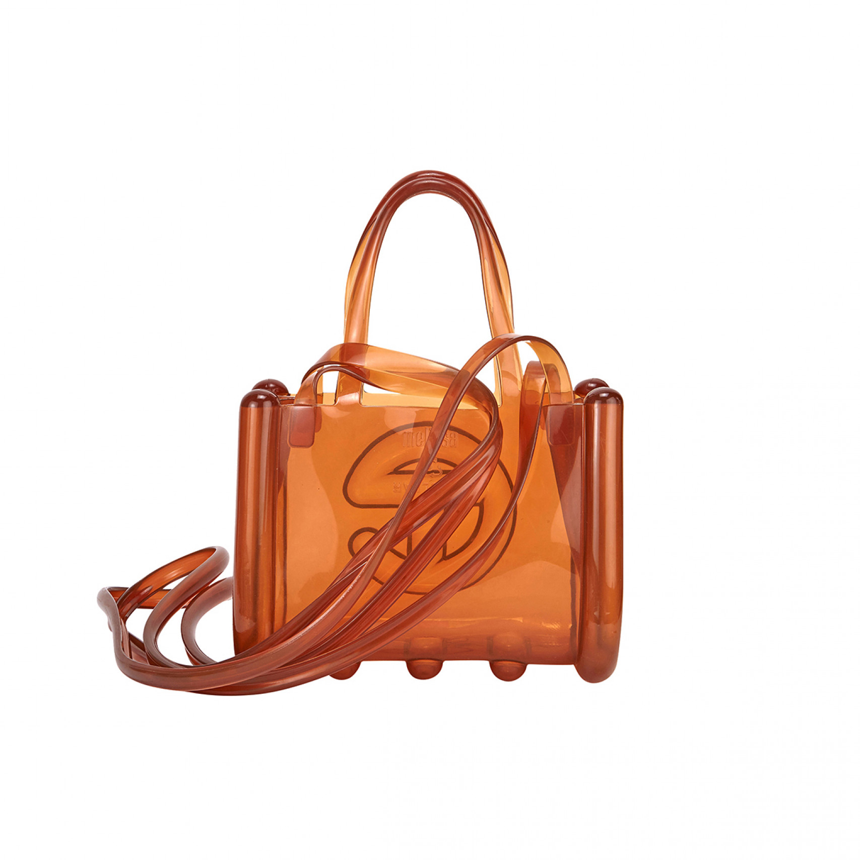 멜리사 X 텔파 젤리 쇼퍼백 S 브라운/34404-AR501