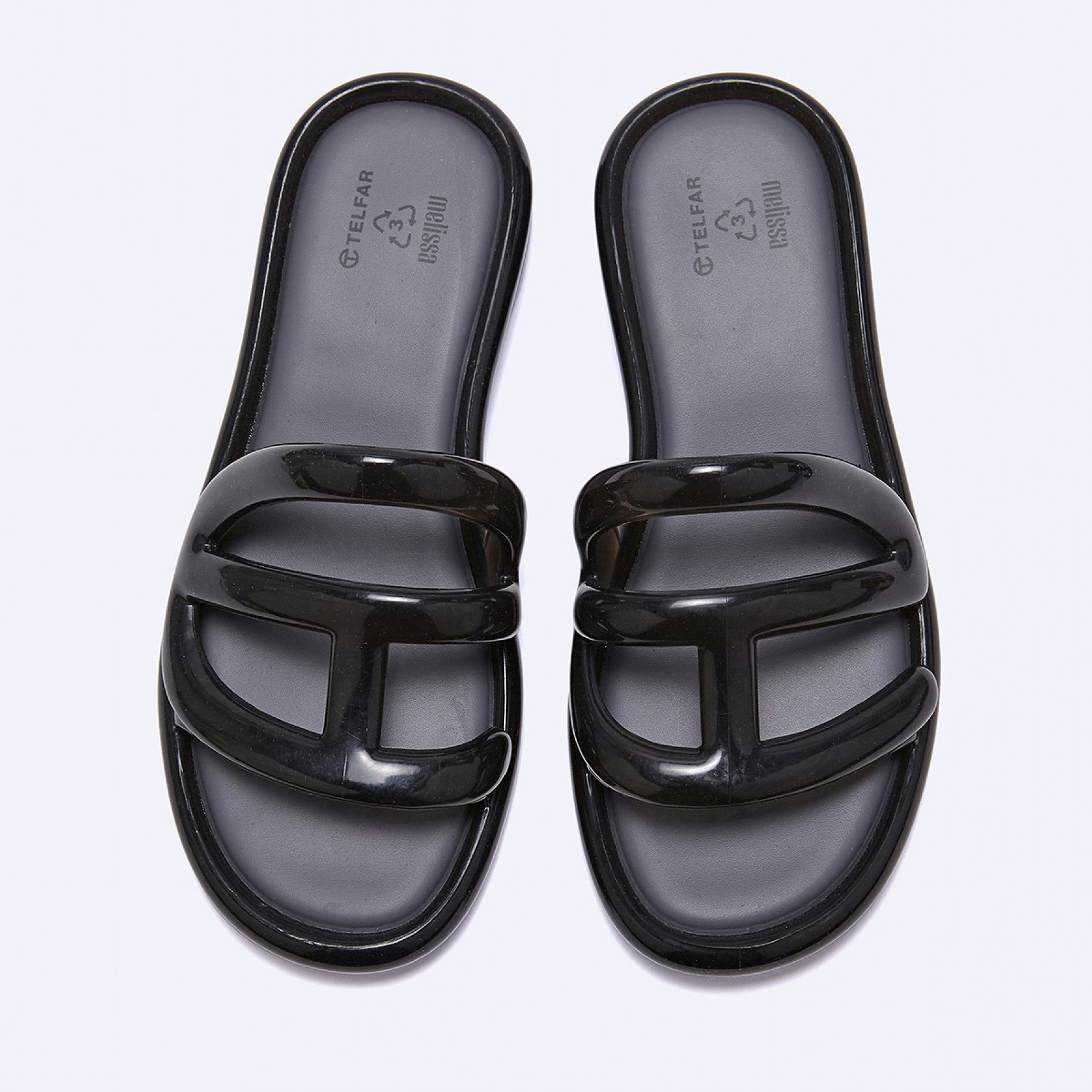 멜리사 X 텔파 젤리 슬라이드 블랙/33931-AR120