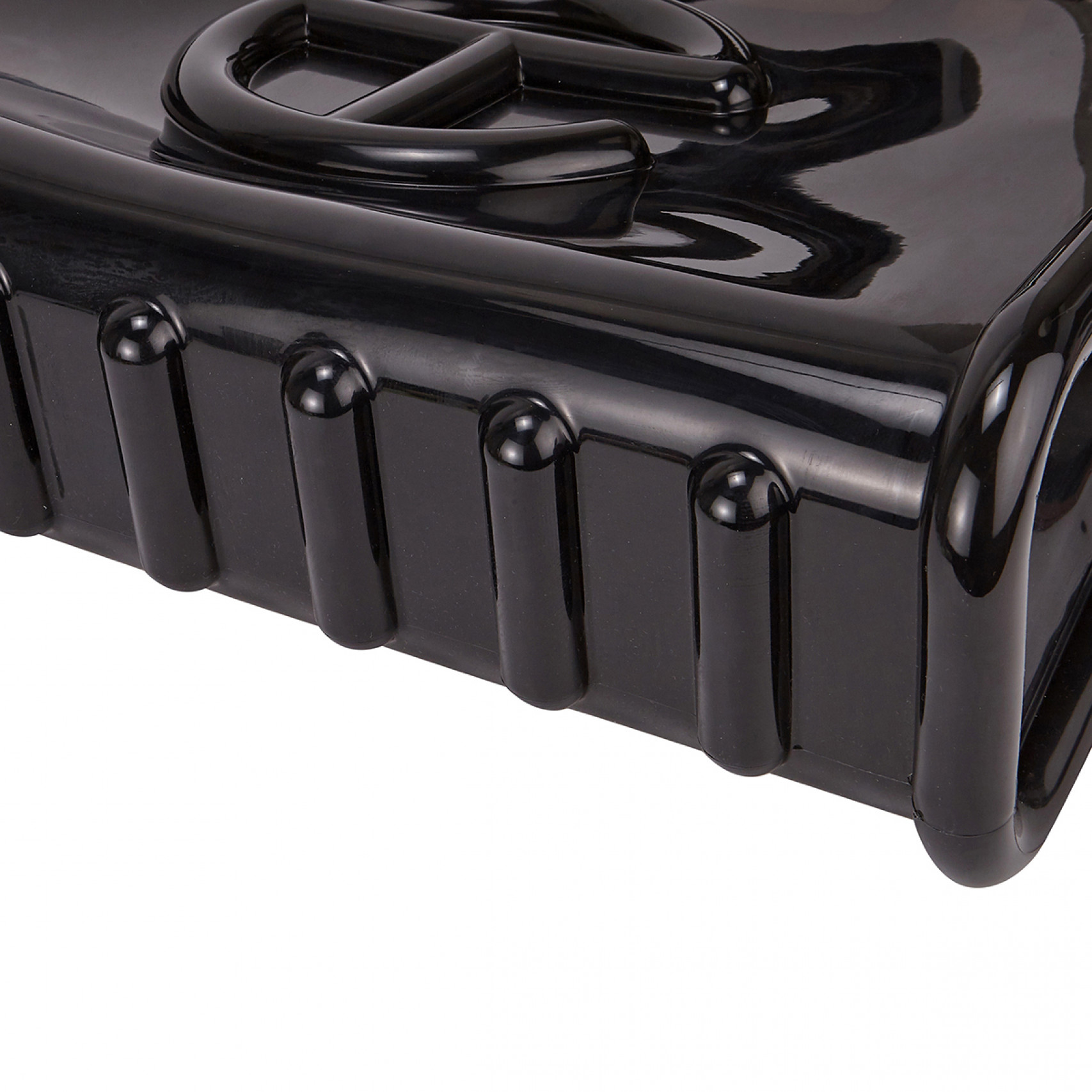 멜리사 X 텔파 젤리 쇼퍼백 L 블랙/34405-AT535