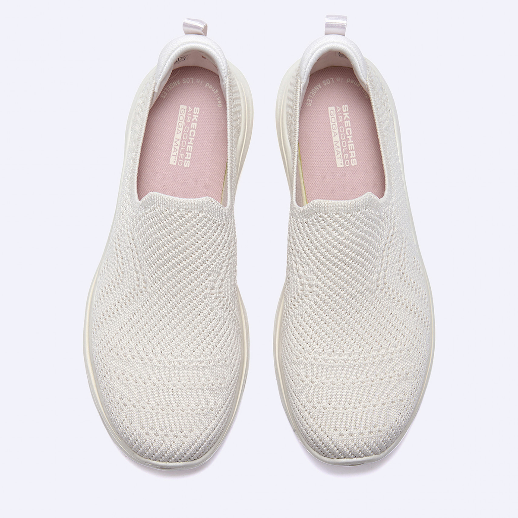 스케쳐스 고 워크 7 오트밀 화이트 여성 / 125204 / FLSKEA1W10