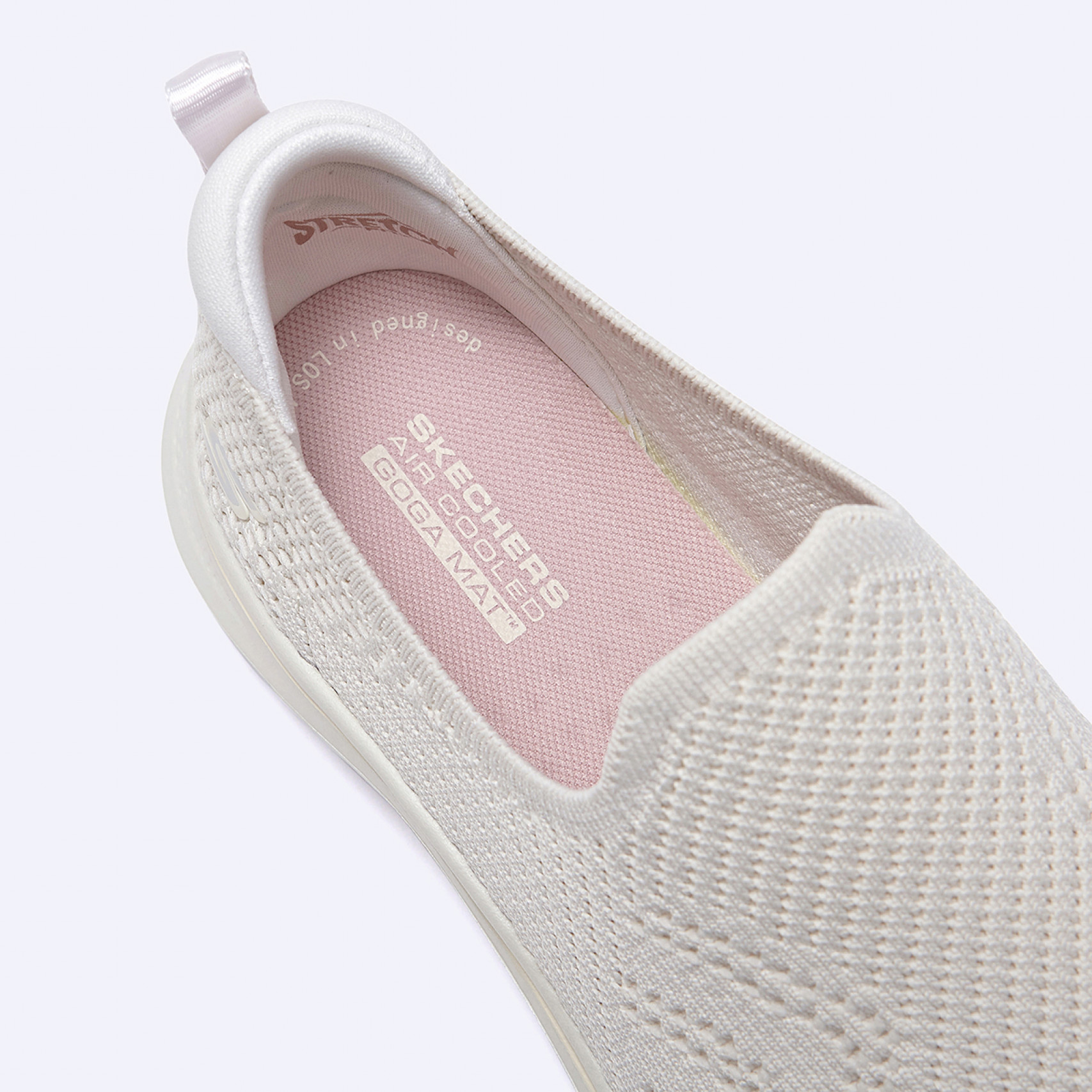 스케쳐스 고 워크 7 오트밀 화이트 여성 / 125204 / FLSKEA1W10