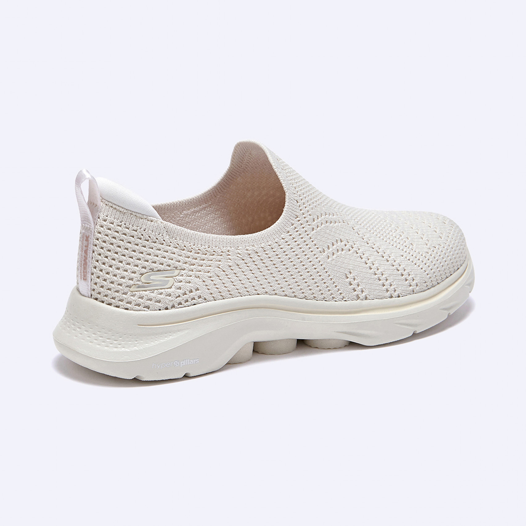 스케쳐스 고 워크 7 오트밀 화이트 여성 / 125204 / FLSKEA1W10