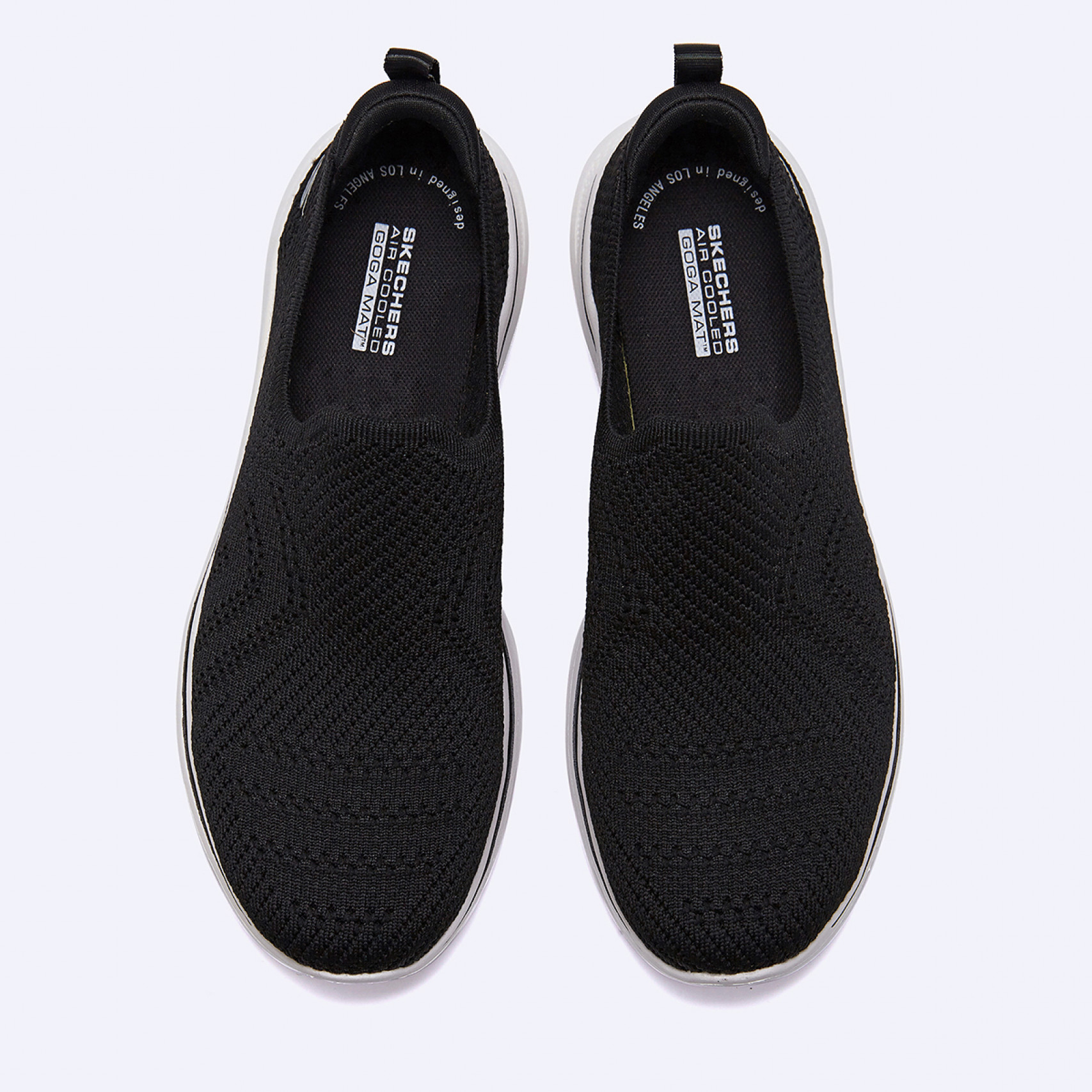 스케쳐스 고 워크 7 블랙 화이트 여성 / 125204 / FLSKEA1W01