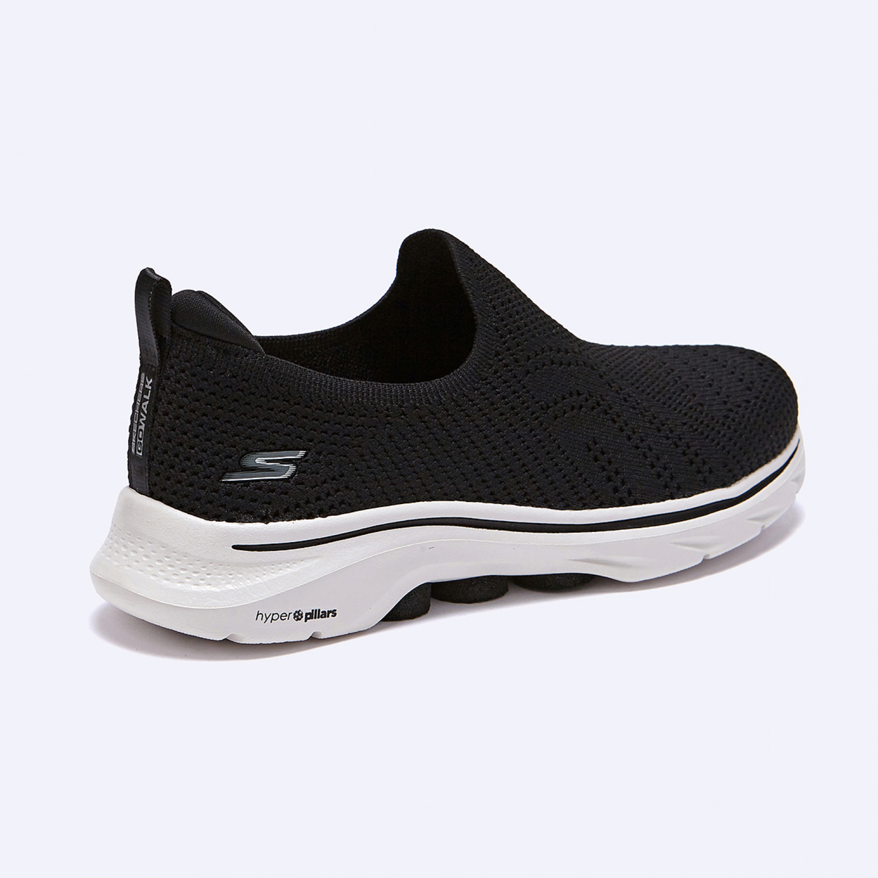 스케쳐스 고 워크 7 블랙 화이트 여성 / 125204 / FLSKEA1W01