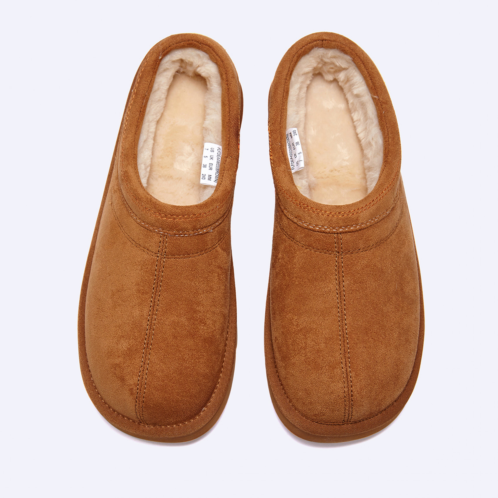 시어링 클로그 브라운 여성 / FLFDEA4W03