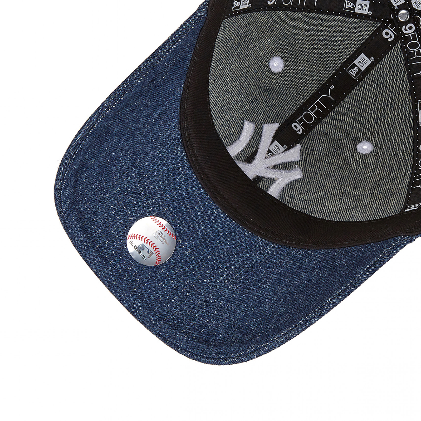 MLB 뉴욕 양키스 데님 언스트럭쳐 볼캡 인디고 / 14205952