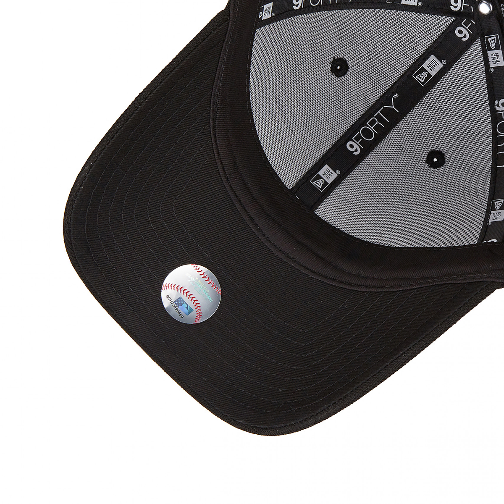 MLB LA 다저스 블랙 온 블랙 언스트럭쳐 볼캡 블랙 / 14212079