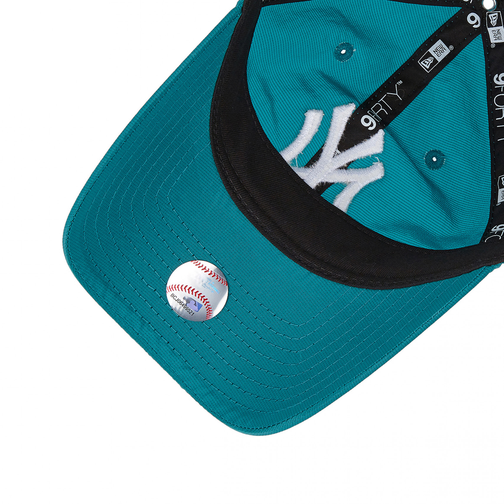 MLB 메탈 나일론 뉴욕 양키스 언스트럭쳐 볼캡 민트 / 14205946