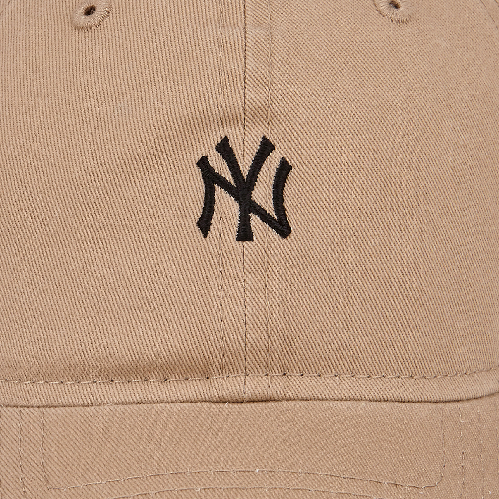 MLB 워시드 미니 로고 뉴욕 양키스 언스트럭쳐 볼캡 카멜 / 14205770