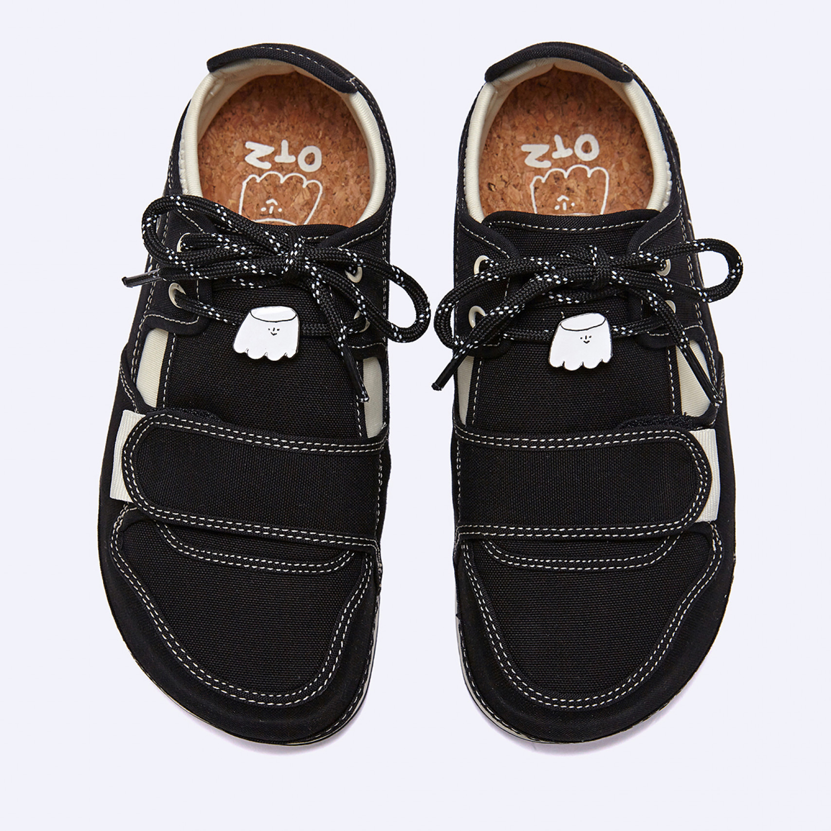 오찌X우무 3300 캔버스 로우 블랙 / FLOTEA0U10