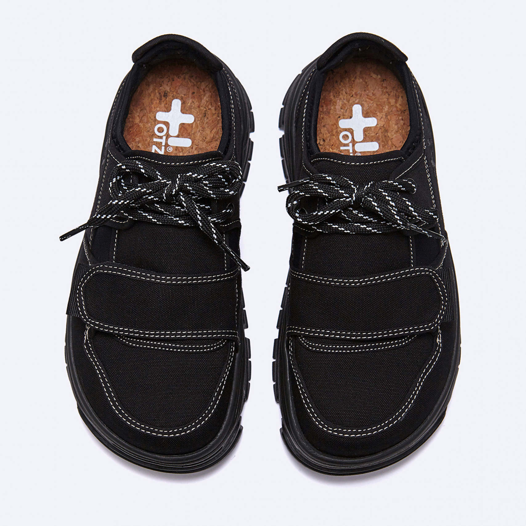 3300 캔버스 하이 코어 올 블랙 / FLOTEA0U06