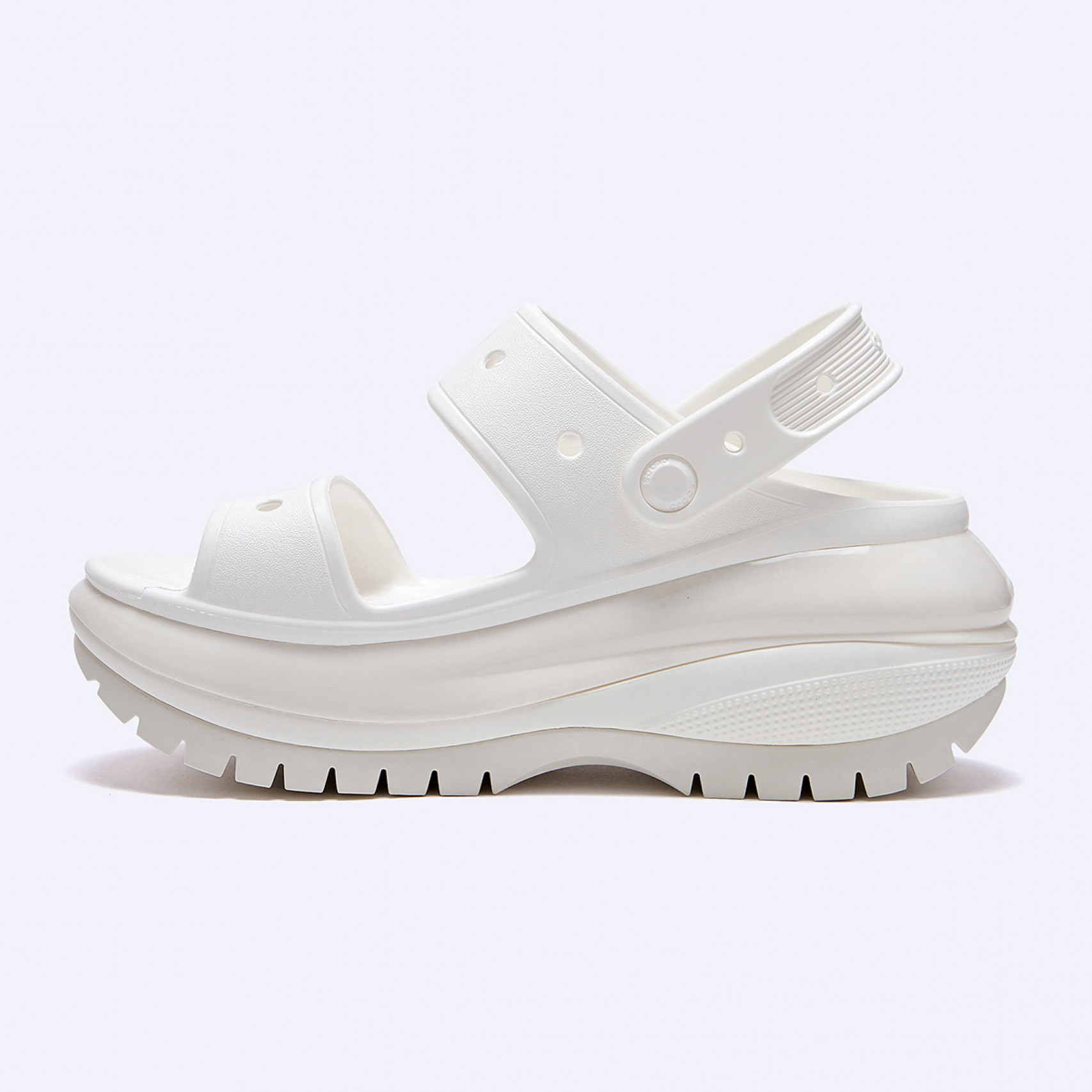 클래식 메가 크러쉬 샌들 화이트 / 207989-100
