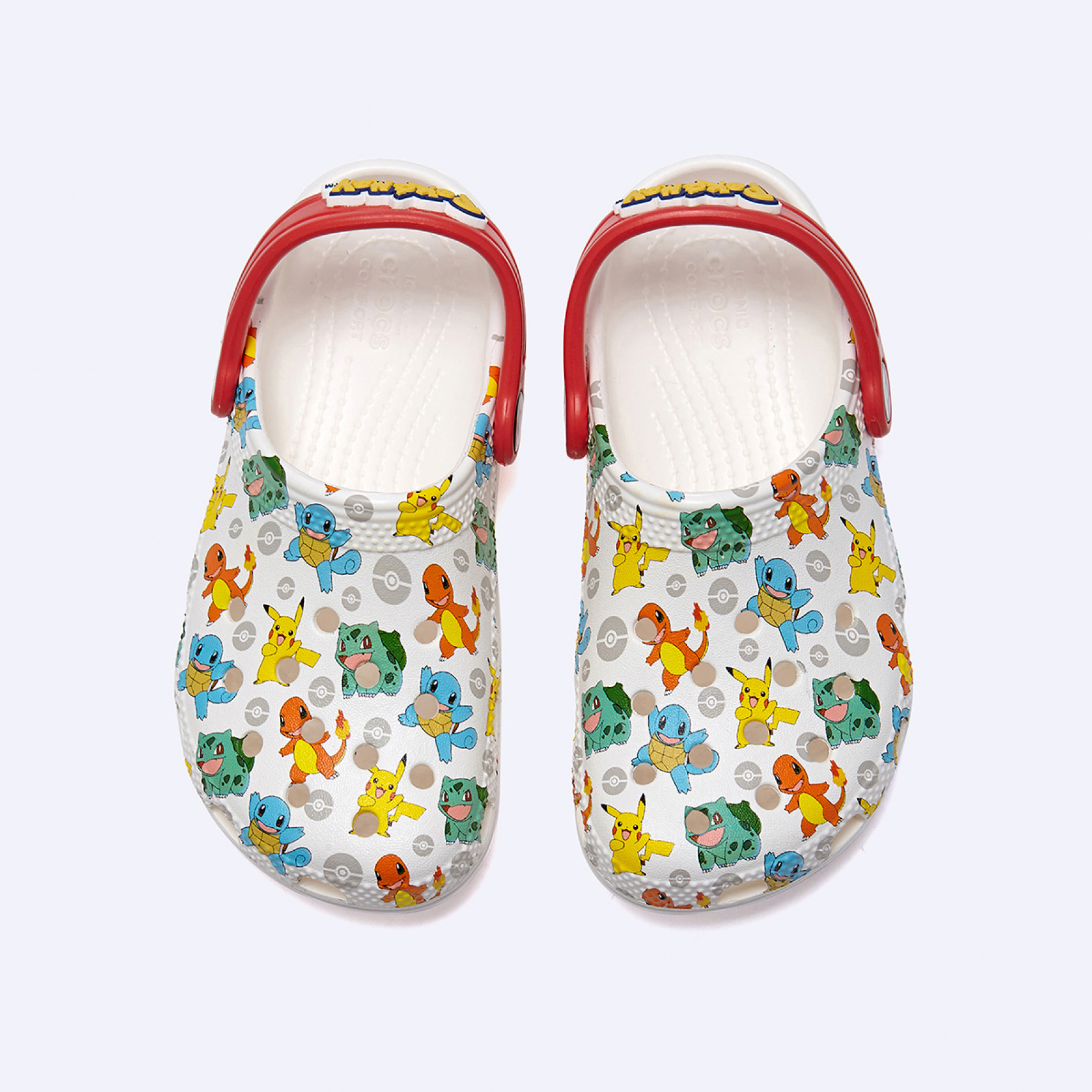 클래식 포켓몬 클로그 키즈 화이트 멀티 / 207739-94S