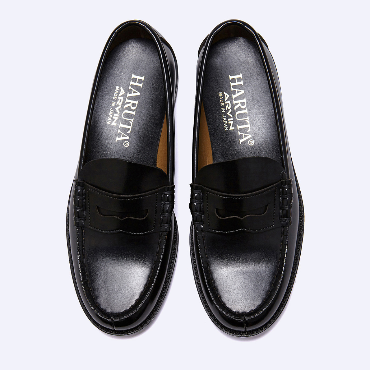 남성용 PU 페니로퍼 HS-6550 BLACK