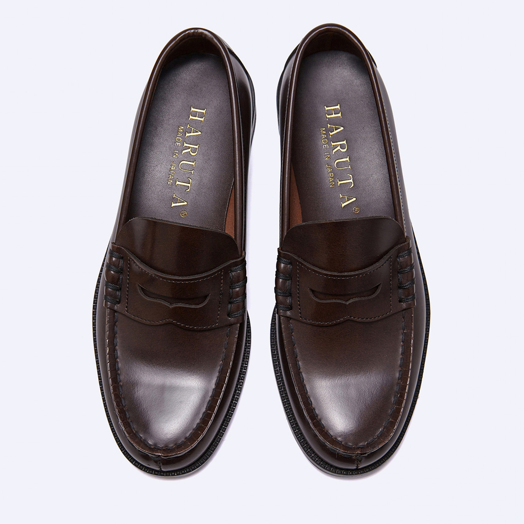 남성용 소가죽 페니로퍼 HS-906 D.BROWN